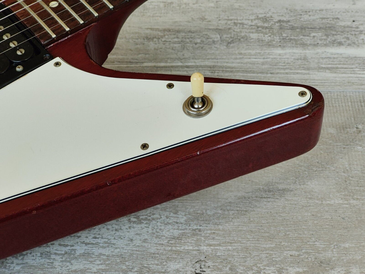 1998 Gibson USA '76 Reissue Explorer (Cherry Red)