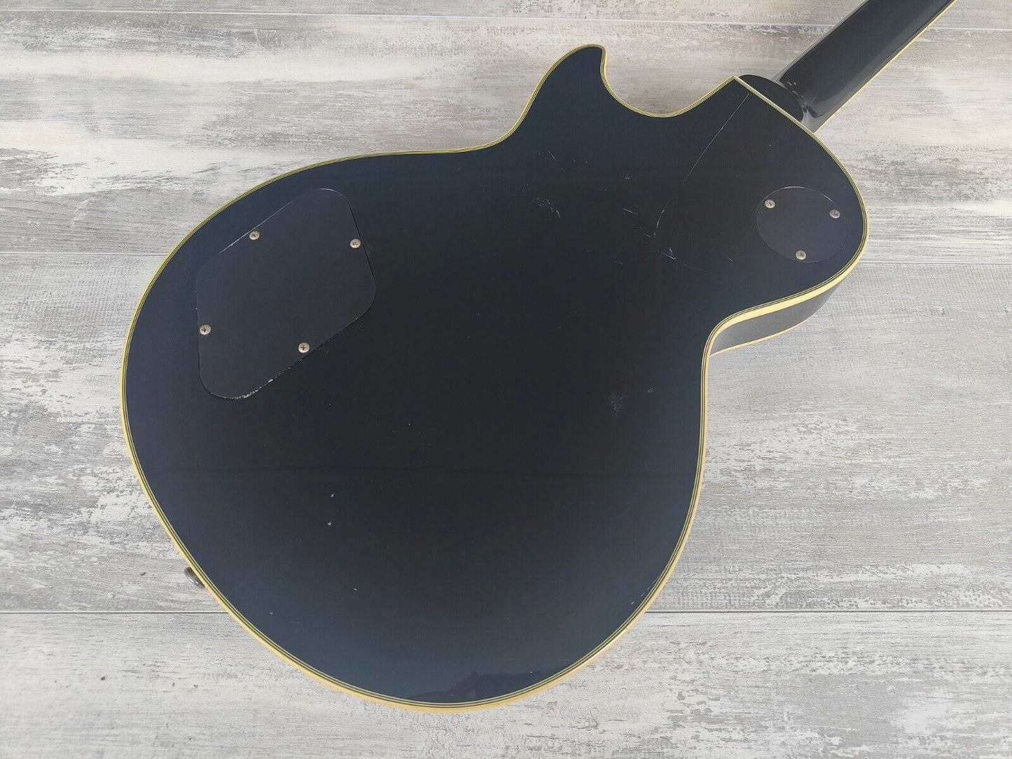 Blitz by Aria Pro II Les Paul Custom (Black Sykes)