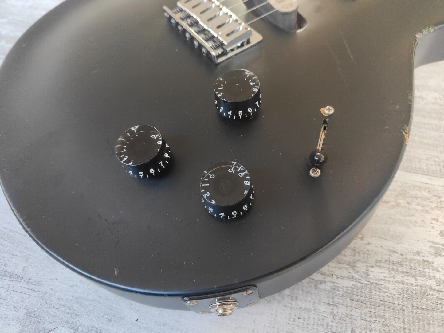 2000's Edwards Japan (by ESP) E-I-85LP Les Paul w/Single Coil Pickups (Black)