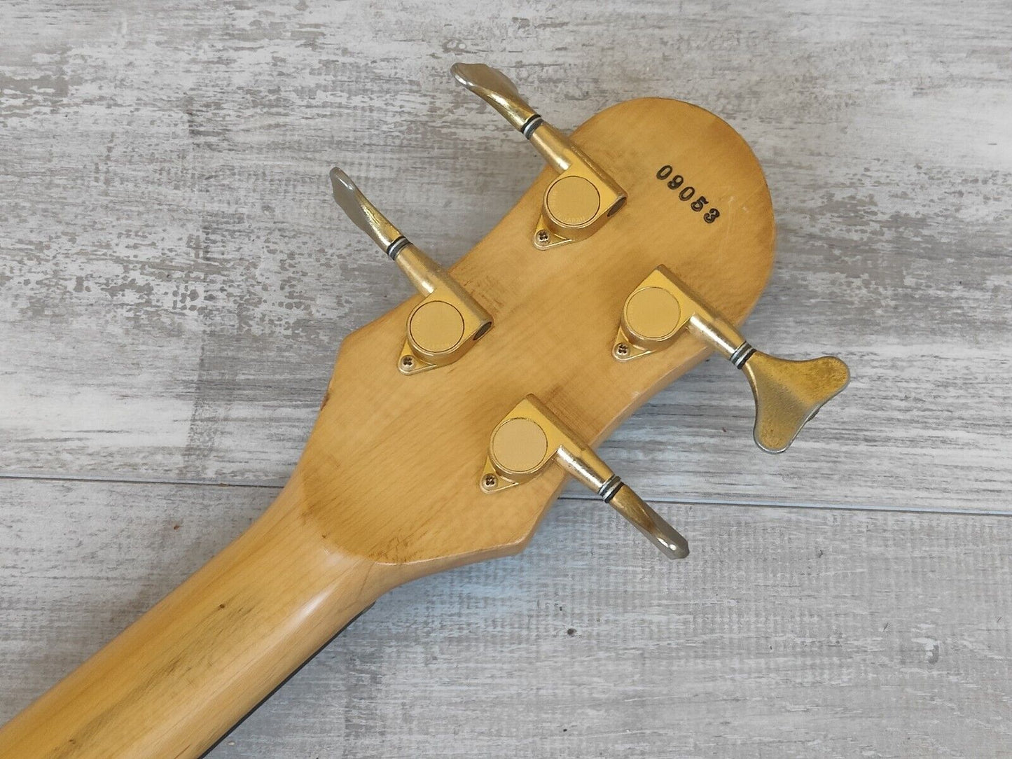 1990 Greco Japan PXB-80 Phoenix (Warwick-ish) Defretted/Fretless Bass (Natural)