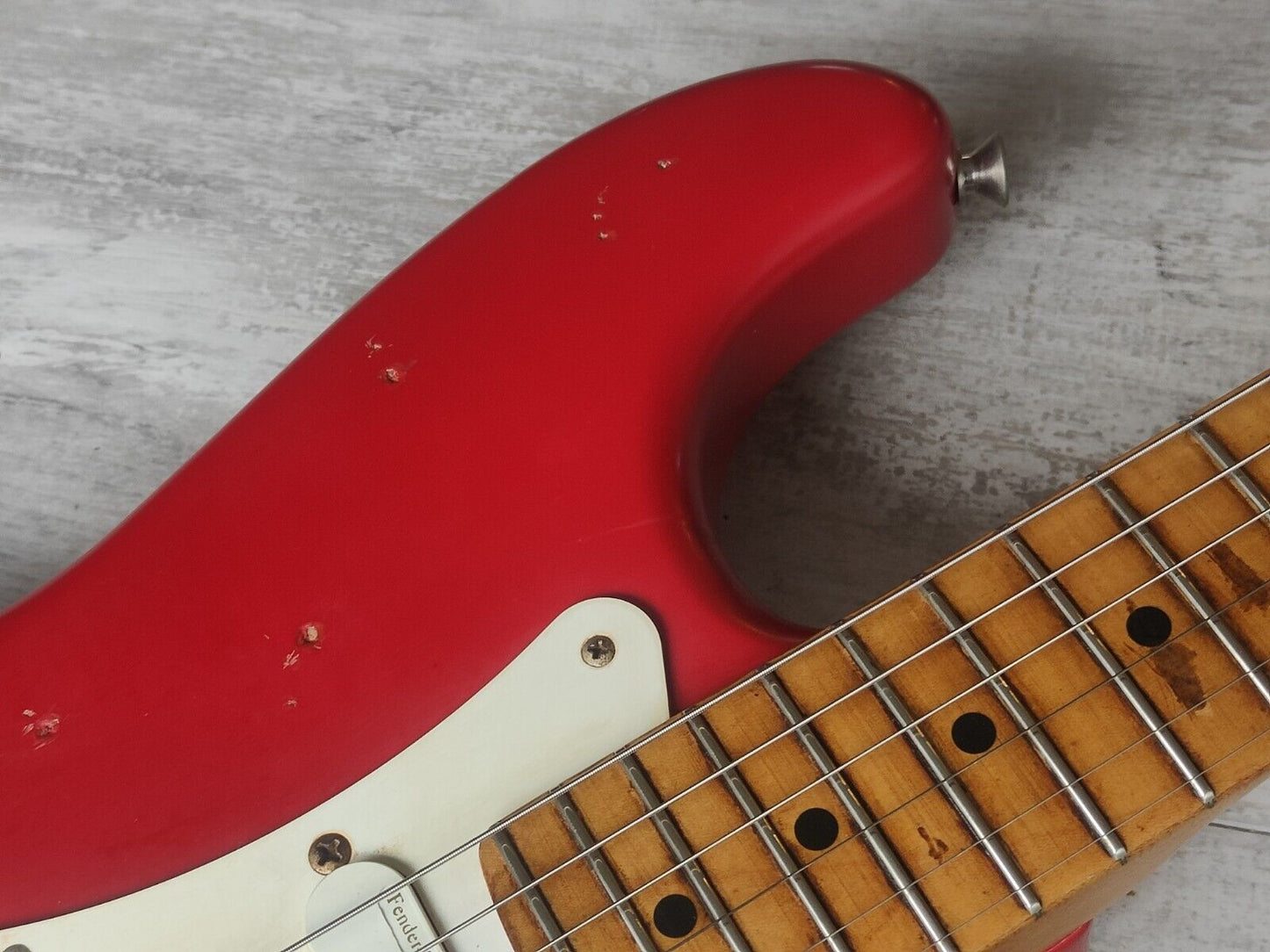 2005 Fender Japan ST54-95LS '54 Stratocaster w/Lace Sensors (Relic Torino Red)