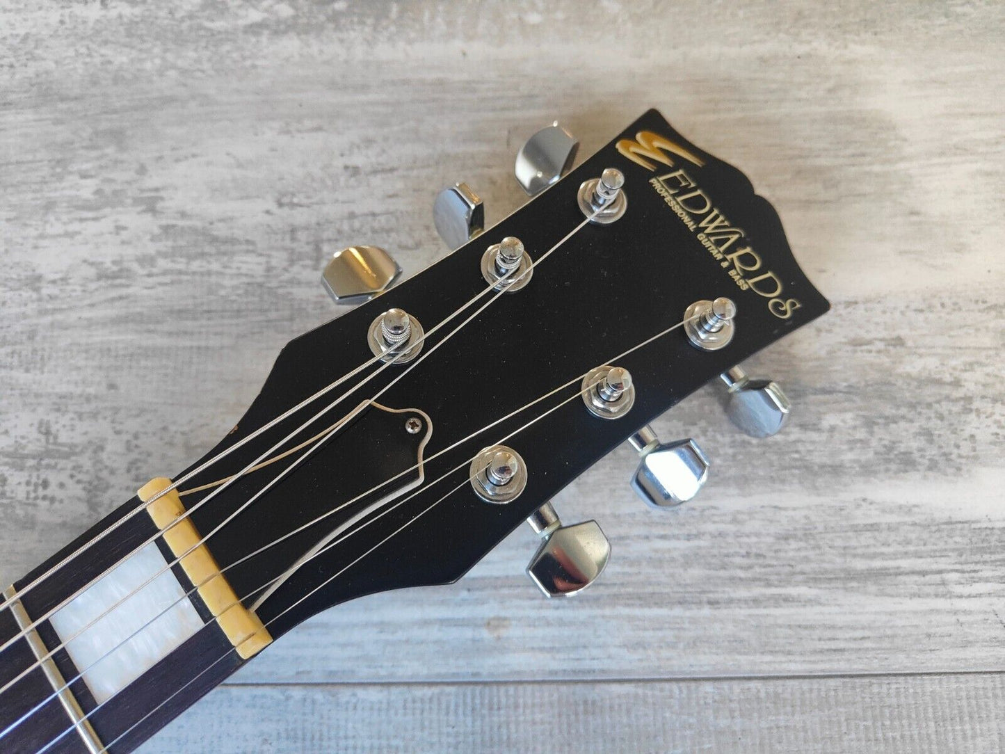 2000's Edwards Japan (by ESP) E-I-85LP Les Paul w/Single Coil Pickups (Black)