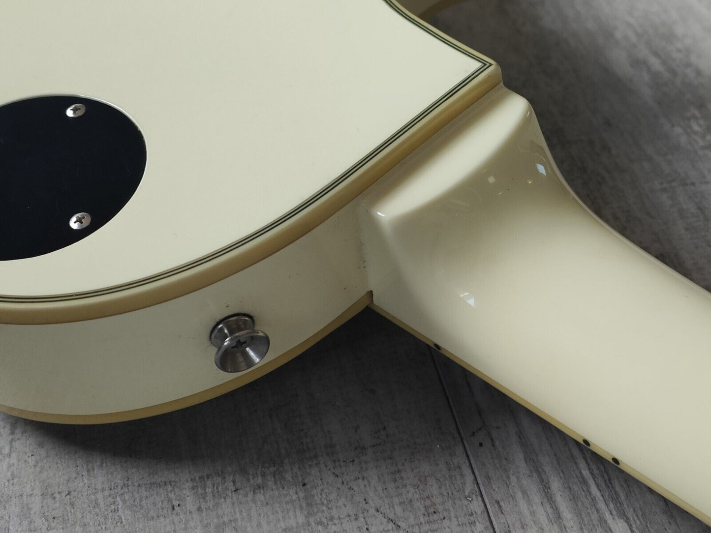 2004 Burny RLC-58K Les Paul Custom w/Kahler (Snow White)