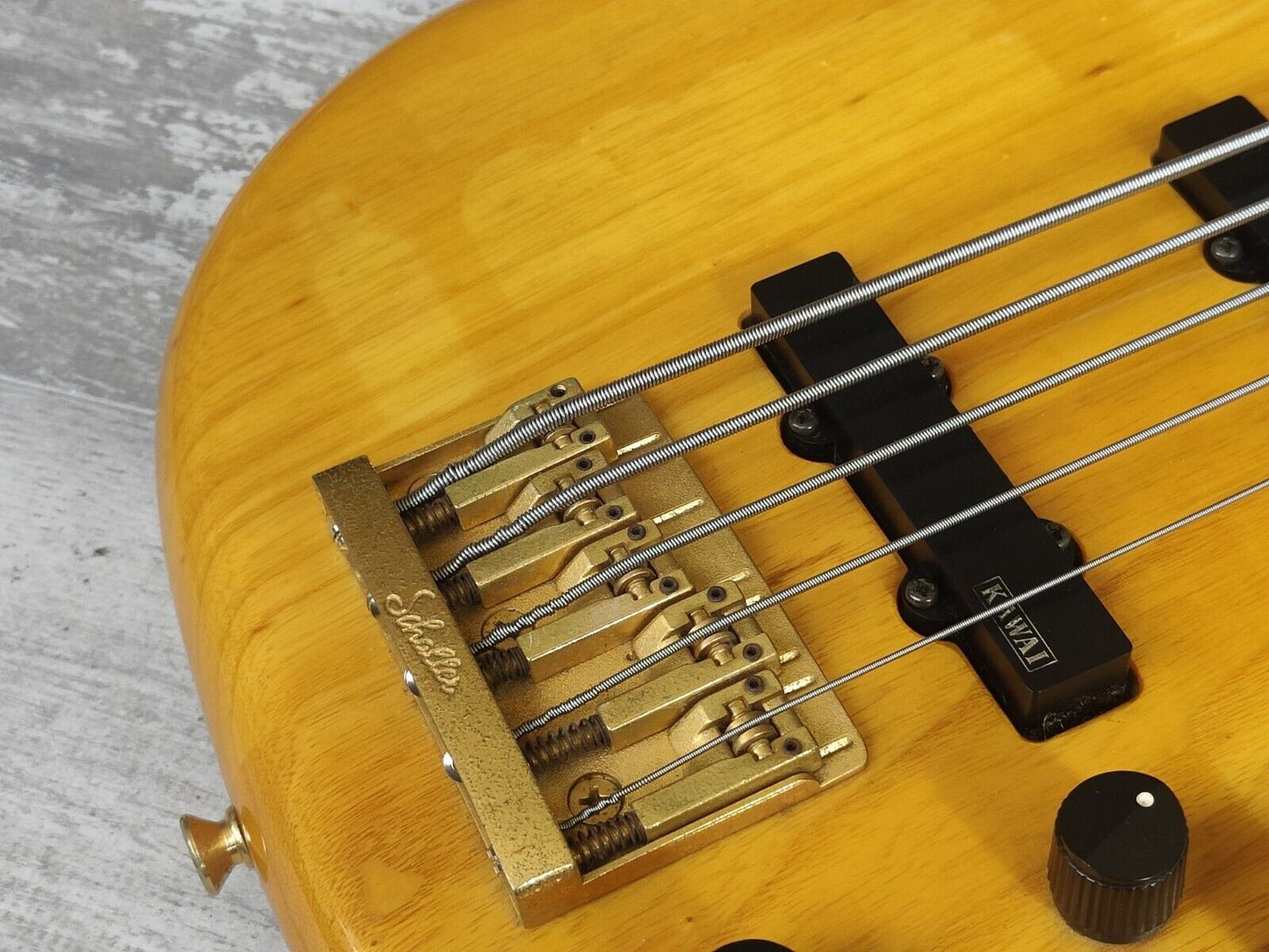 1989 Rockoon Japan (by Kawai) RB-855S 5-String Bass (Natural)