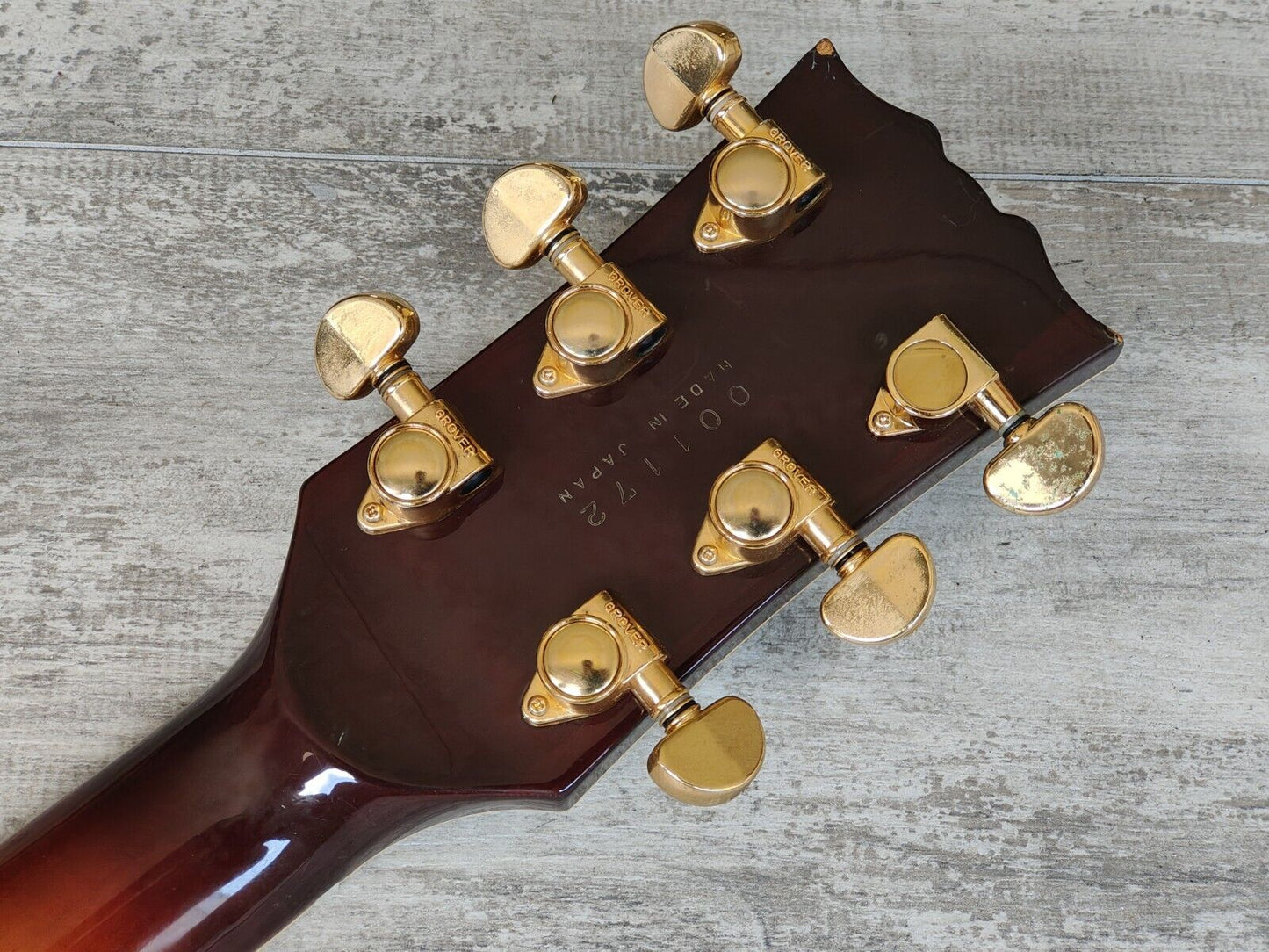 1980 Yamaha Japan AE-1200 Hollowbody Jazz Electric Guitar (Antique Stain)