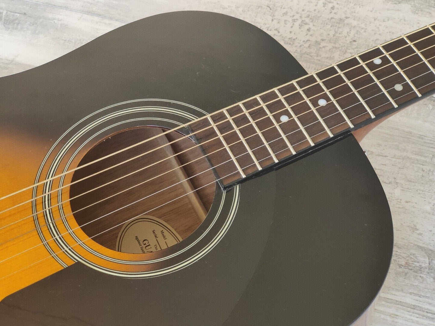 2008 Epiphone AJ-100/VS Acoustic Guitar (Vintage Sunburst)
