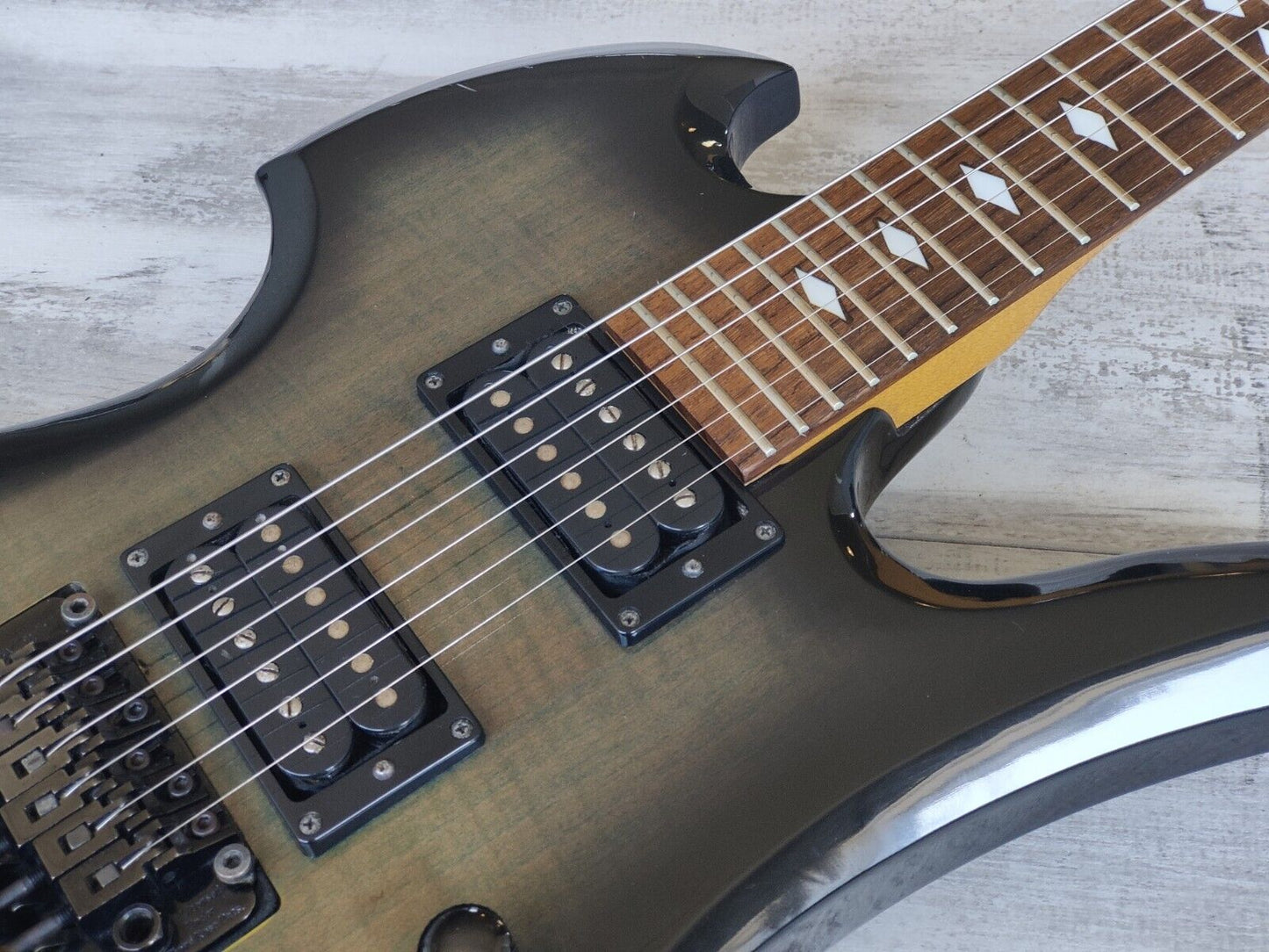 2000's BC Rich Mockingbird w/Floyd Rose (Transparent Black)