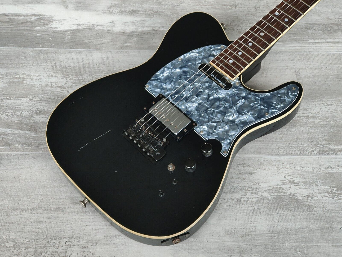 1993 Fernandes Japan TEJ-95S “Limited Edition” Twang-Style w/Sustainer (Black)