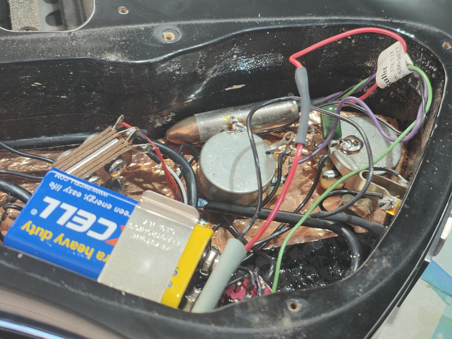 2001 B.C Rich USA 7-String Neckthrough Mockingbird (Black)