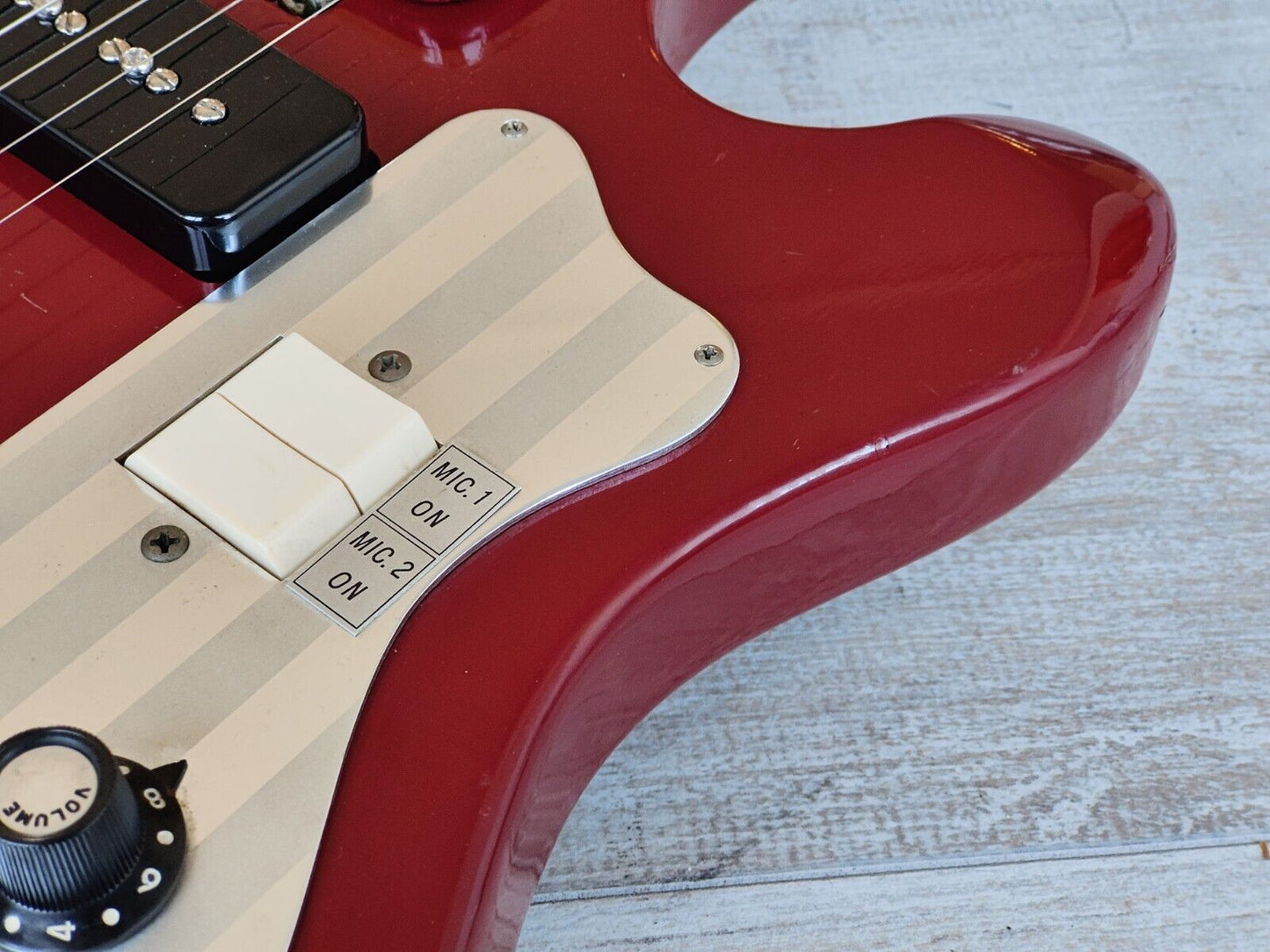1960's Teisco Japan WG-2L w/Tokai P90's (Red)