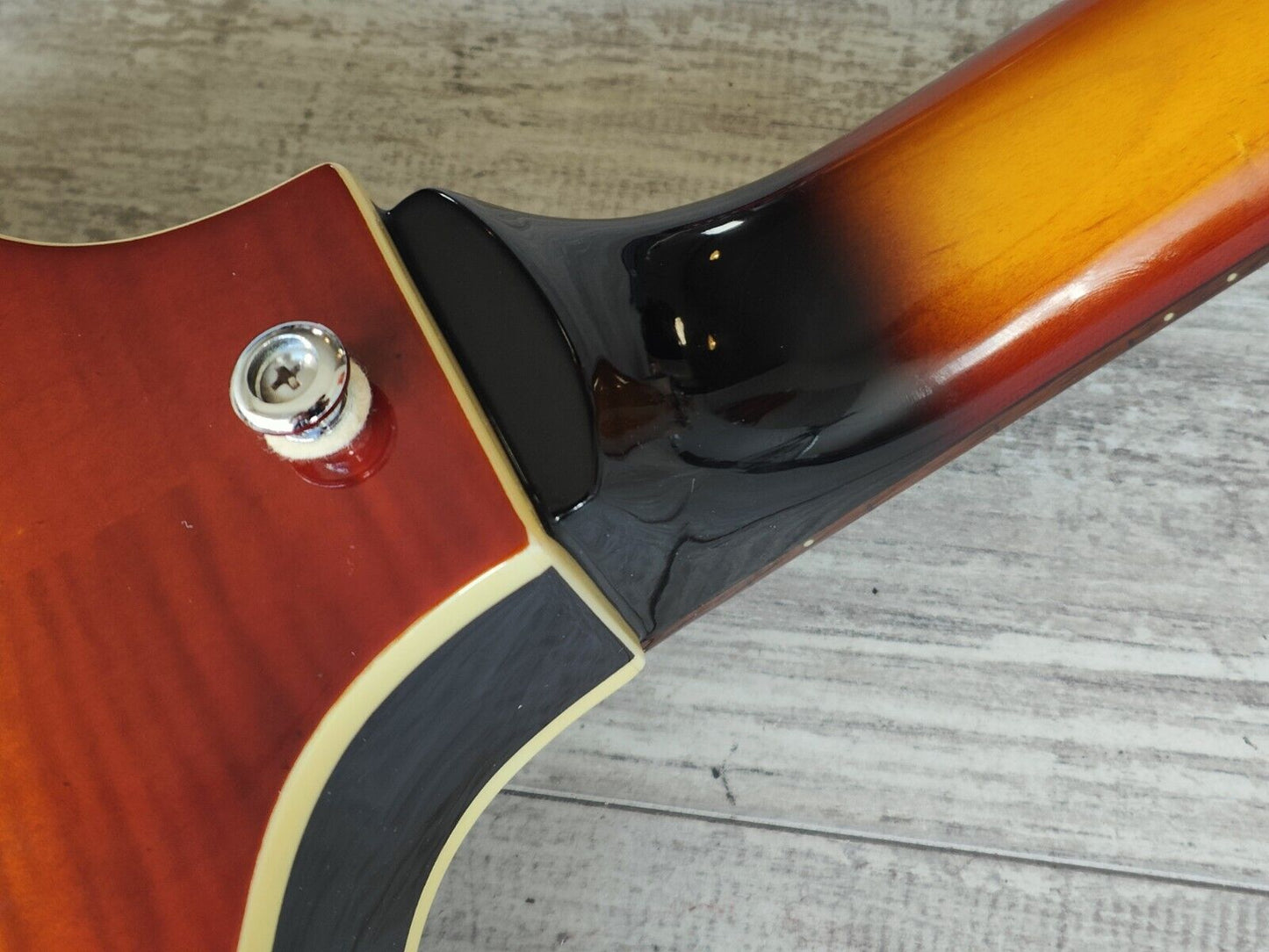 2007 Epiphone Viola Violin Beatle Bass (Brown Sunburst)