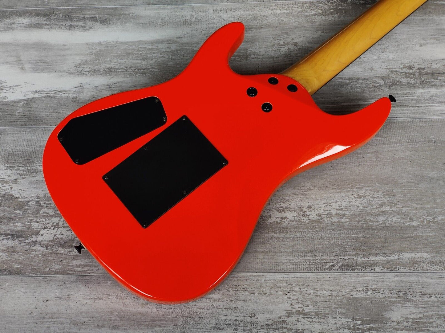 Aria Pro II Magna Series MA38 Superstrat (Fluro Orange)