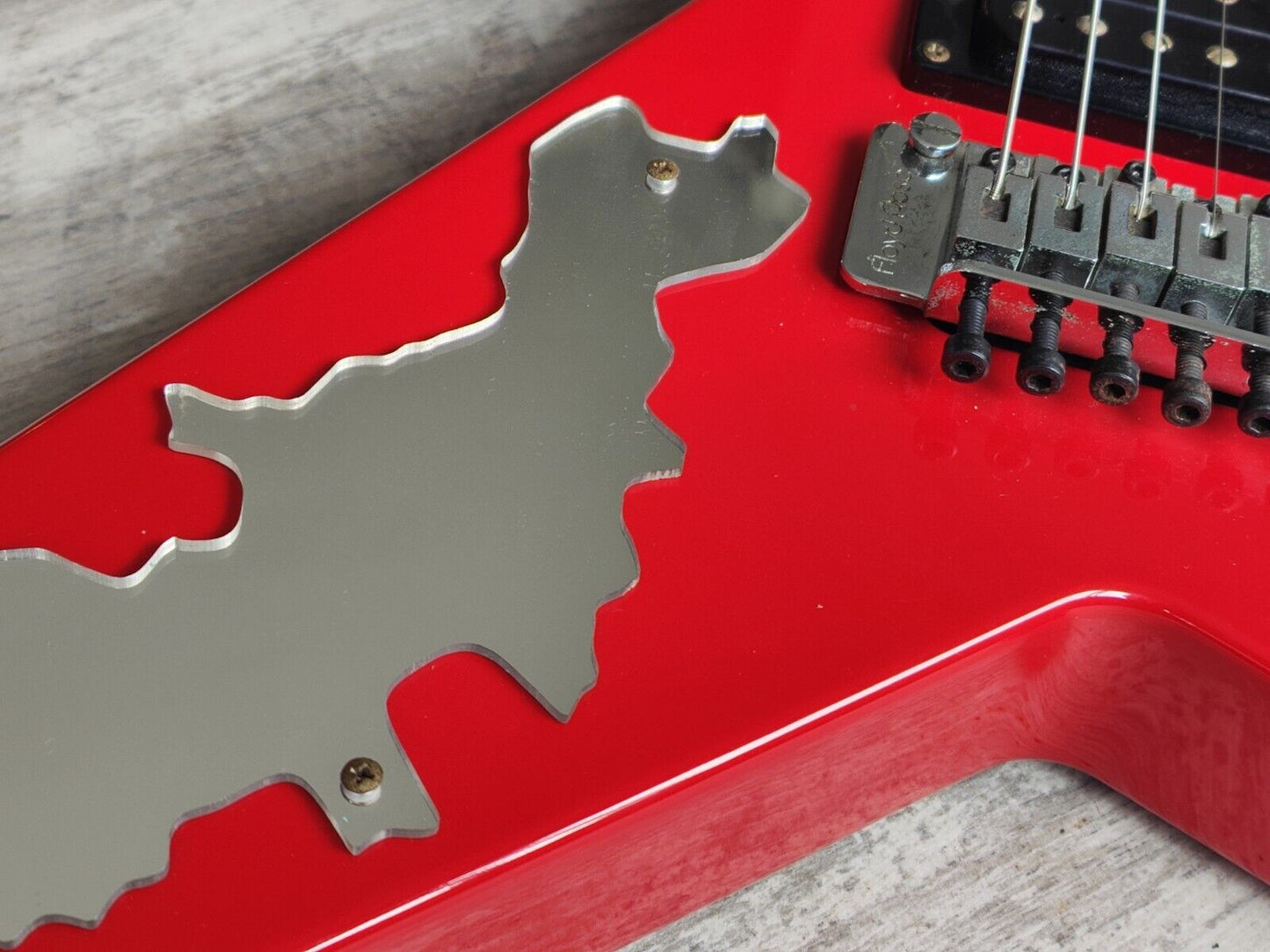 1987 Zep Custom II (by ESP Japan) Random Star Akira Takasaki Model (Red)