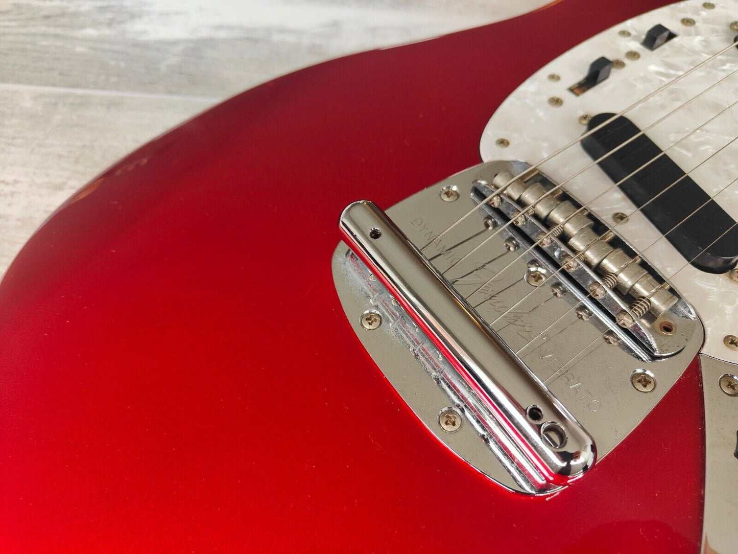 2010 Fender Japan MG69/MH '69 Reissue Mustang w/Matching Headstock (Candy Red)