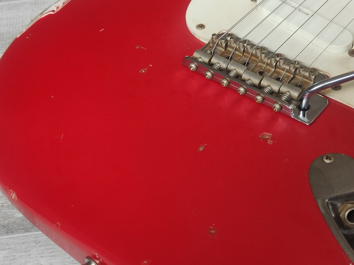 2005 Fender Japan ST54-95LS '54 Stratocaster w/Lace Sensors (Relic Torino Red)