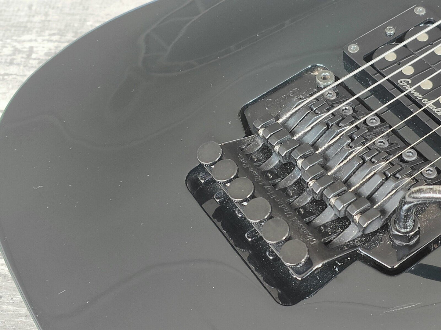 1990's Grover Jackson Japan Arch Top HH Dinky (Black)
