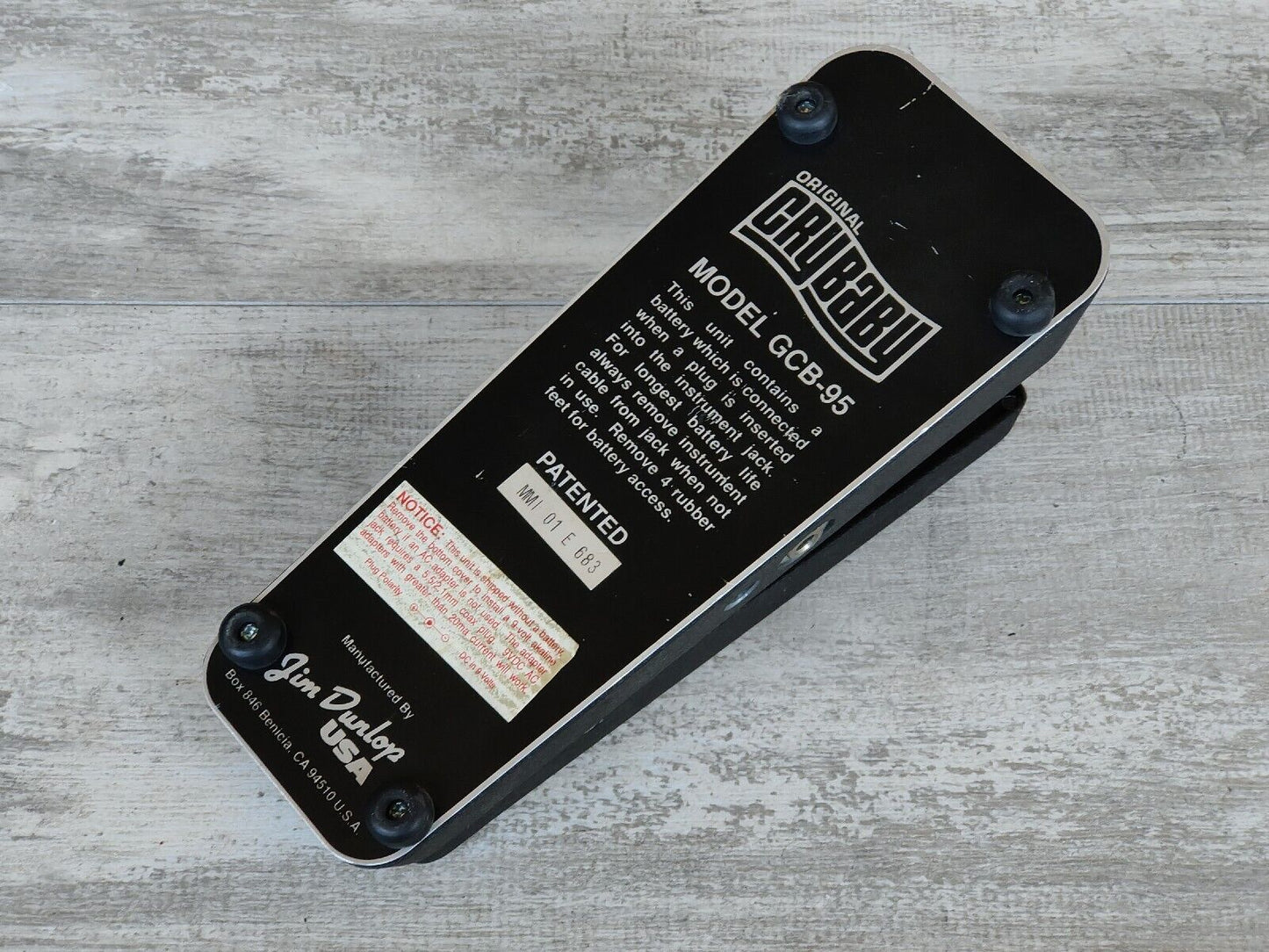 Dunlop GCB-95 Crybaby Wah