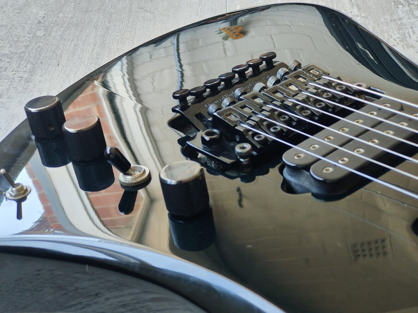 2001 B.C Rich USA 7-String Neckthrough Mockingbird (Black)