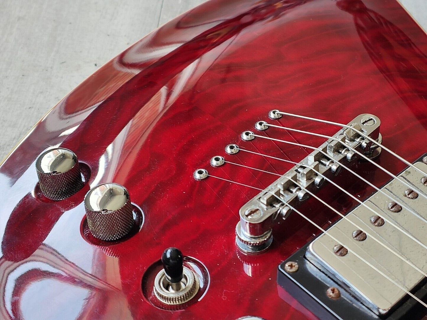 2001 BC Rich Masterpiece Mockingbird (Red Quilt)