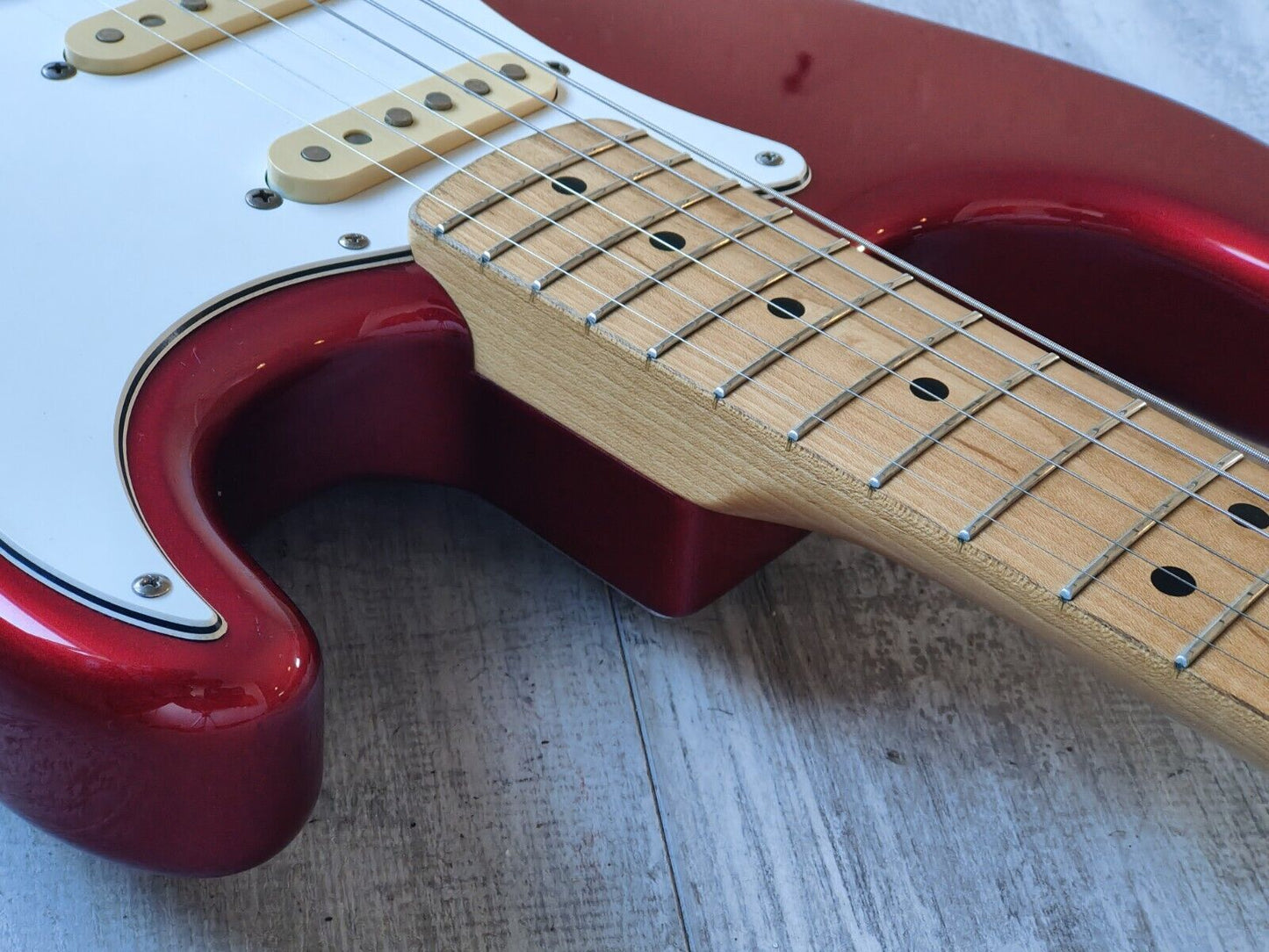 2007 Fender Japan Stratocaster Standard HSS (Candy Apple Red)