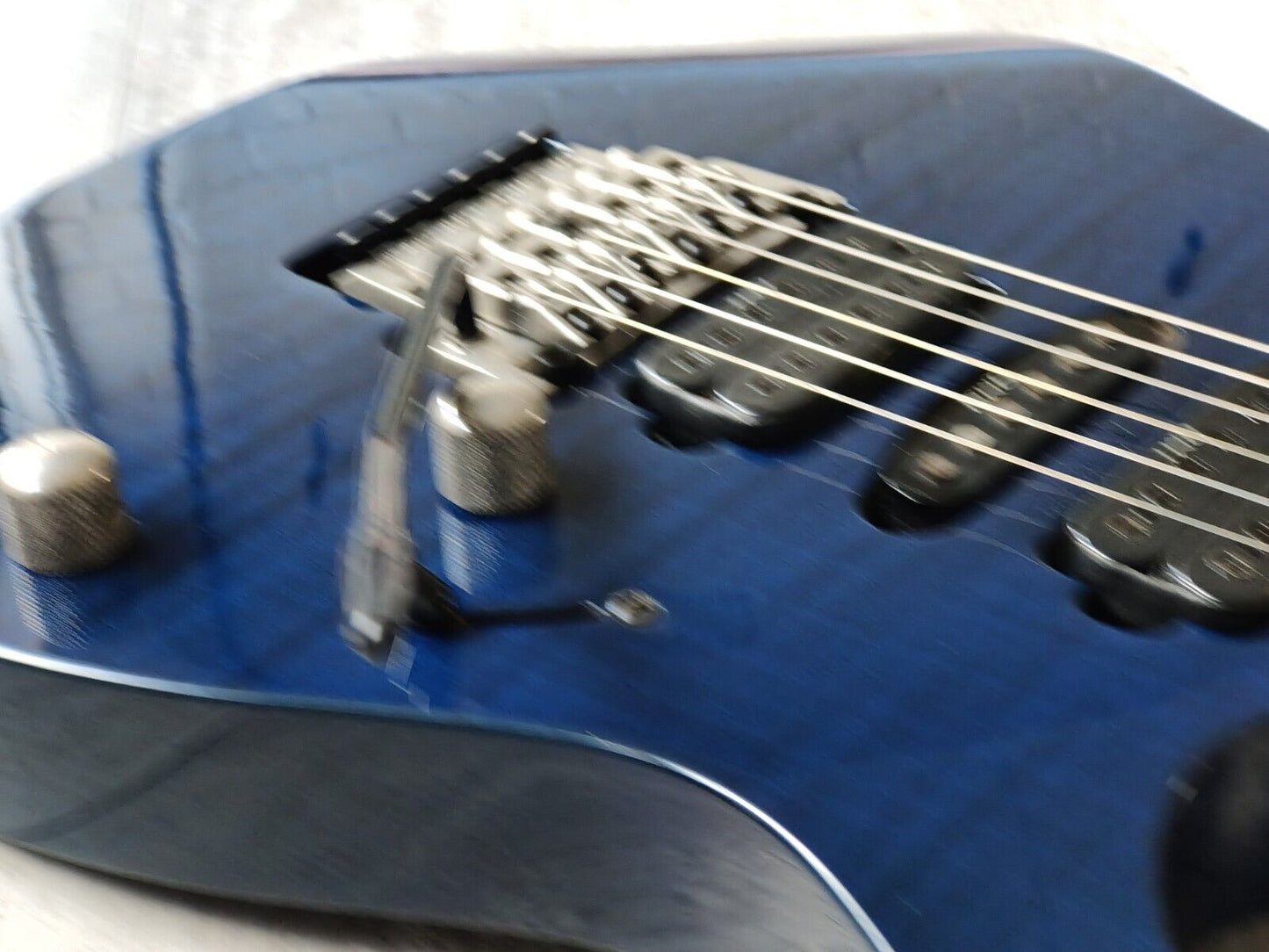 2002 Ibanez Japan RG770FM HSH Superstrat (Deep Blue Flame)