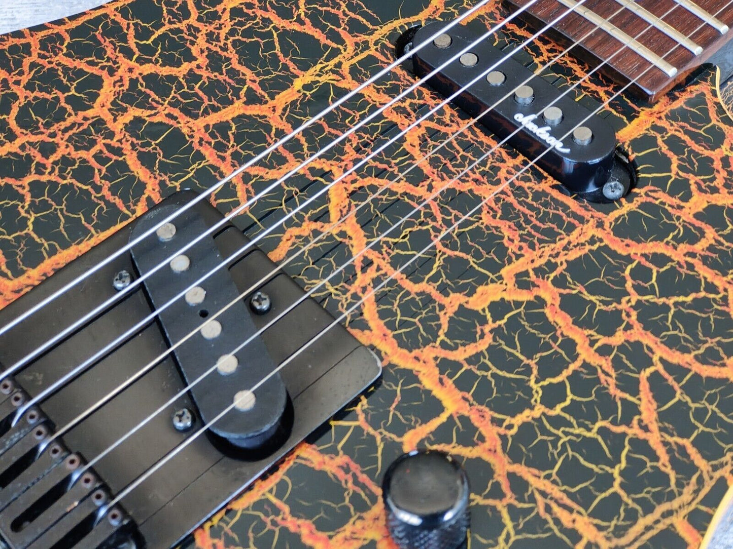 1988 Charvel Jackson Japan TL-070-SS Telly (Lava Crackle)