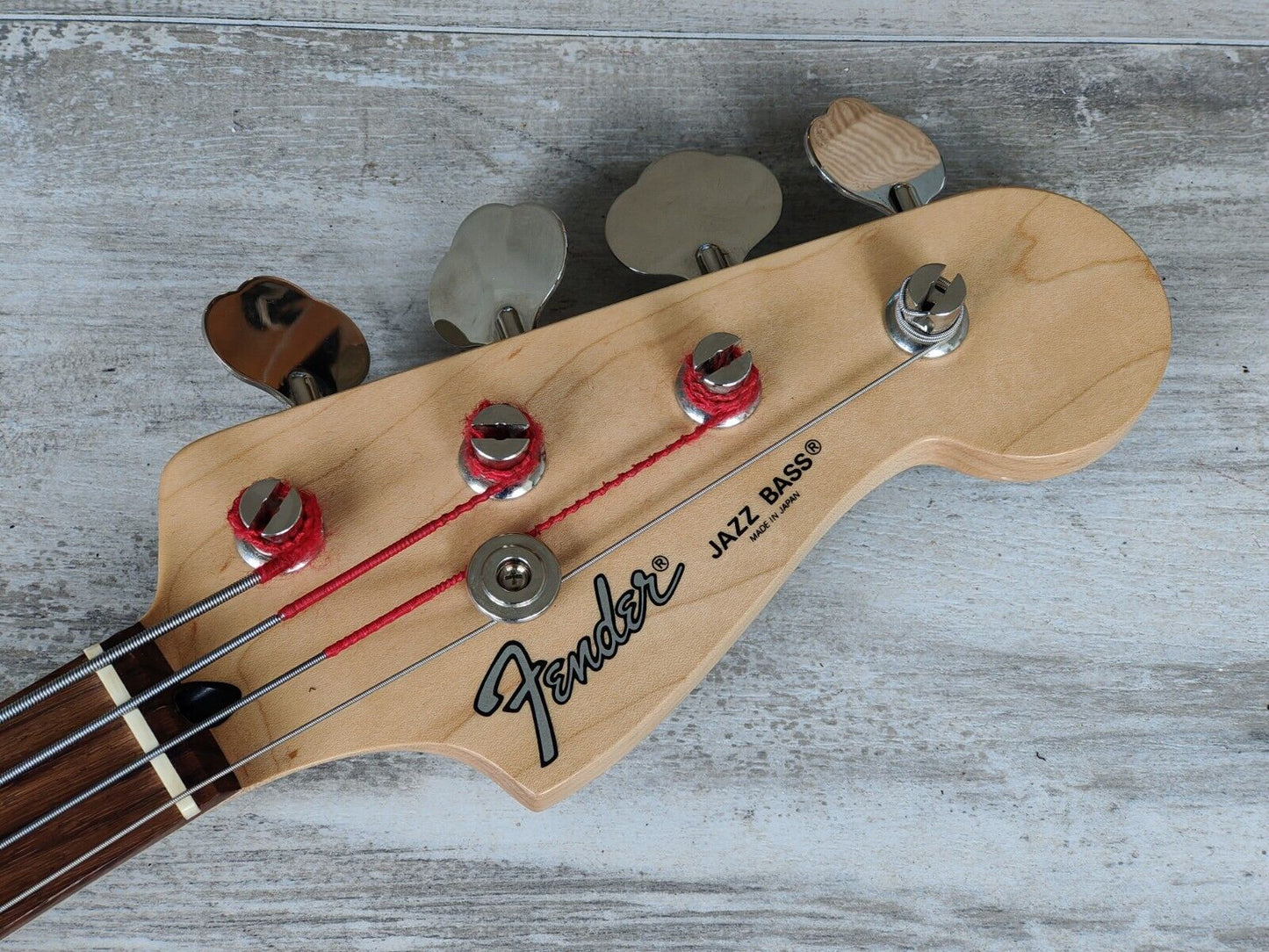 2002 Fender Japan Jazz Bass Standard (Candy Apple Red)