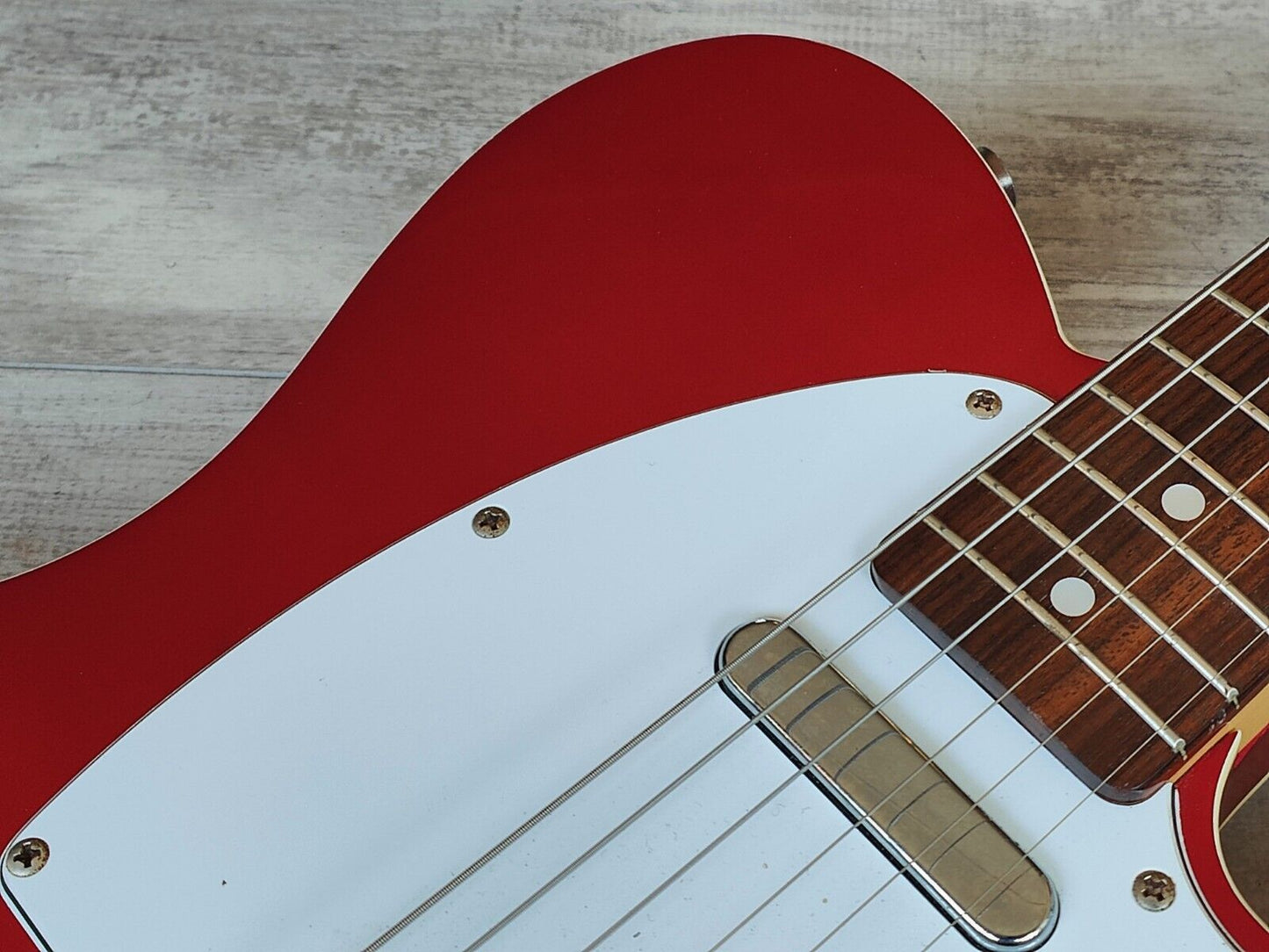 2003 Fernandes Japan TE-1 '62 Reissue Bound Telecaster (Candy Apple Red)