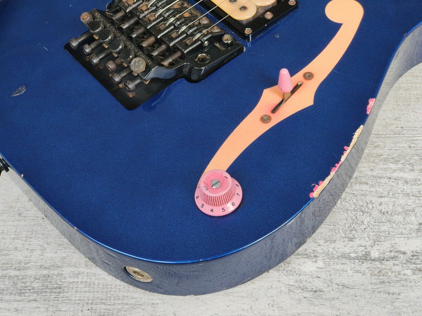 1993 Ibanez Japan PGM100 Paul Gilbert Signature Model Superstrat (Jewel Blue)