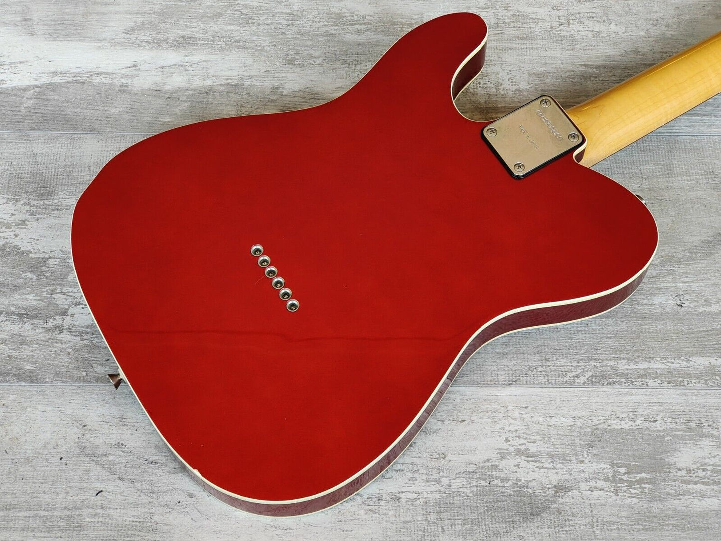 2003 Fernandes Japan TE-1 '62 Reissue Bound Telecaster (Candy Apple Red)