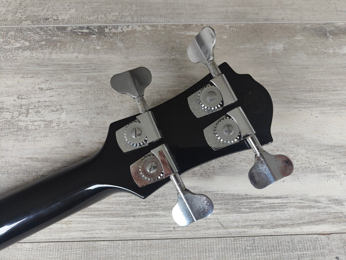 1990 Fernandes Japan MB-65 Mockingbird Bass w/Bartolini's (Black)