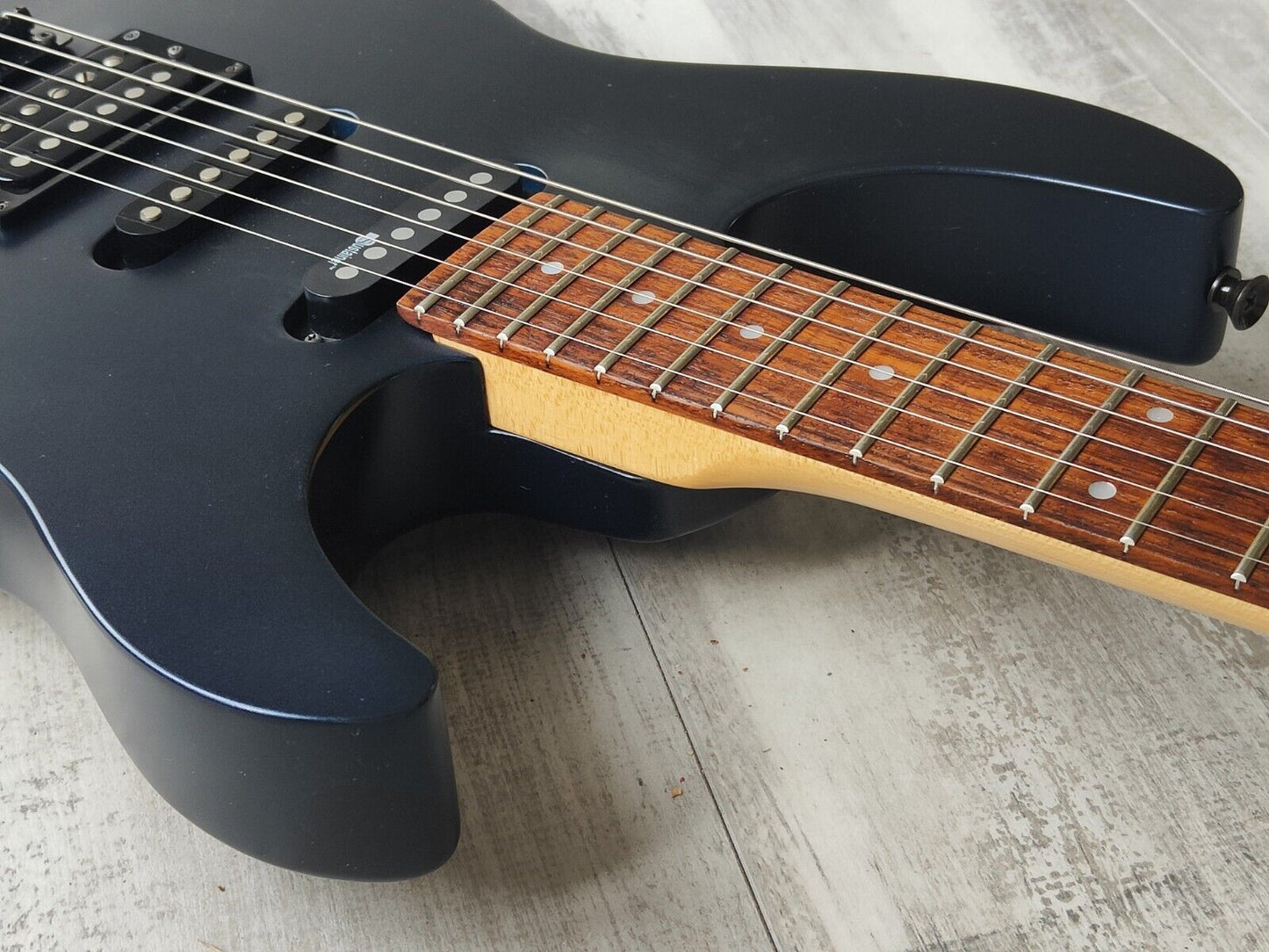 2001 Fernandes Revolver Superstrat w/Sustainer (Matte Blue)