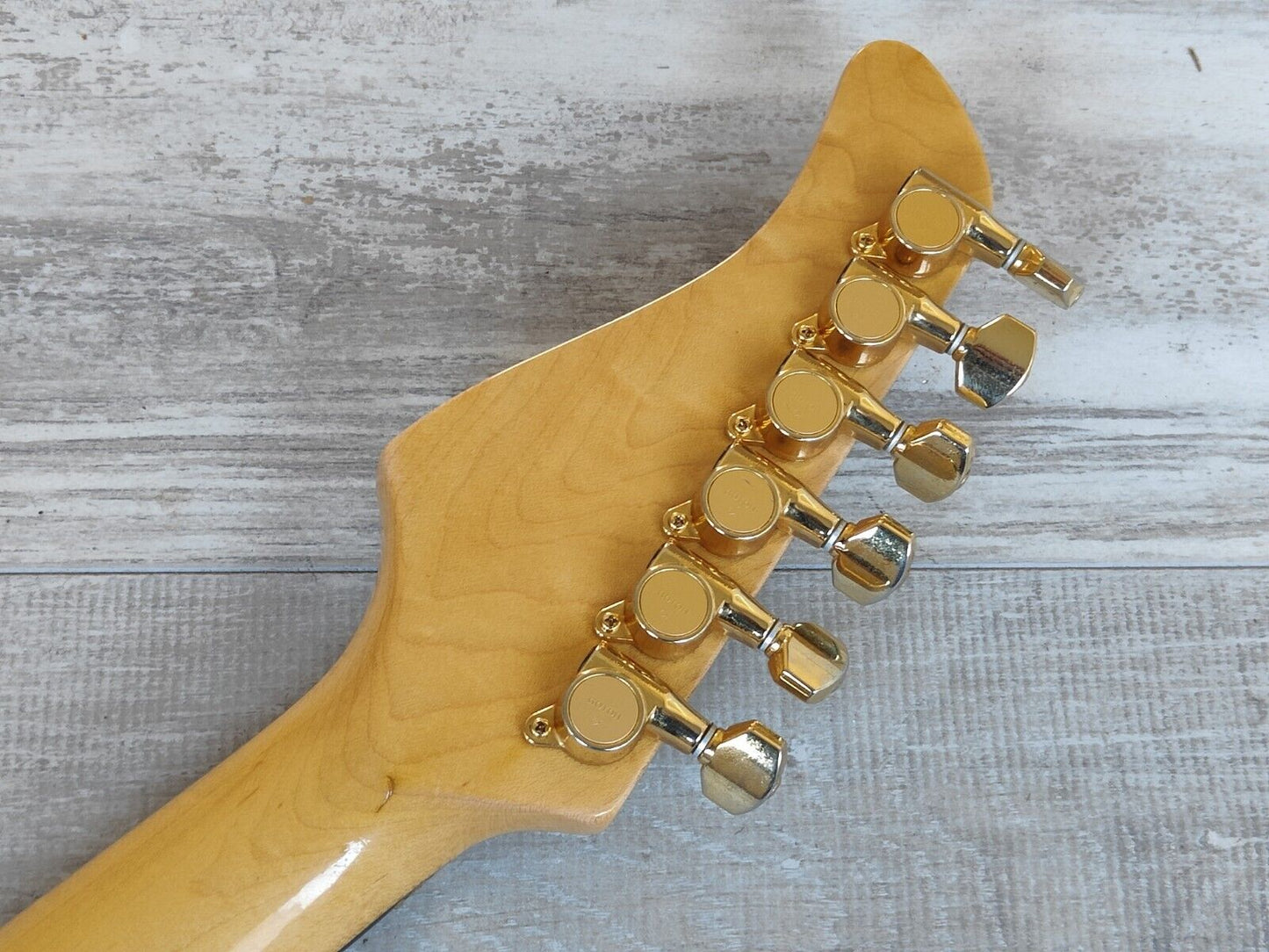 1994 Fernandes Japan FR-120S Revolver HSH Superstrat w/Sustainer (Natural)