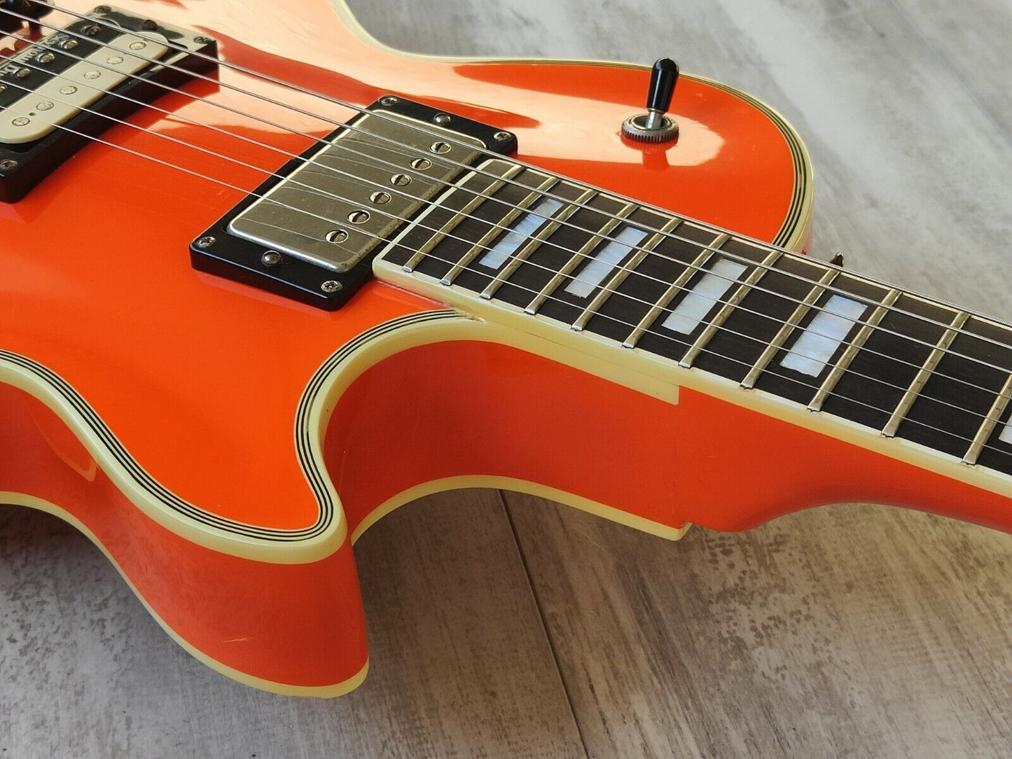 2000's Edwards Japan (by ESP) E-LP-85CD Les Paul Custom (Orange)