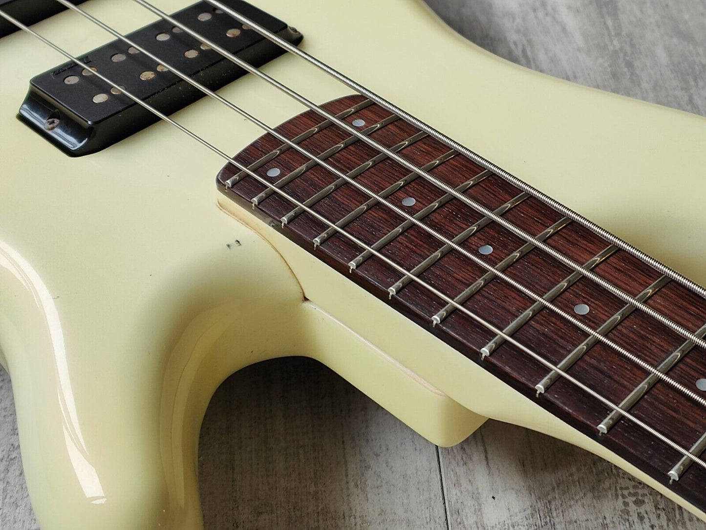 1987 Ibanez Japan RB835 Roadstar II Bass Guitar (Crystal Pearl White)