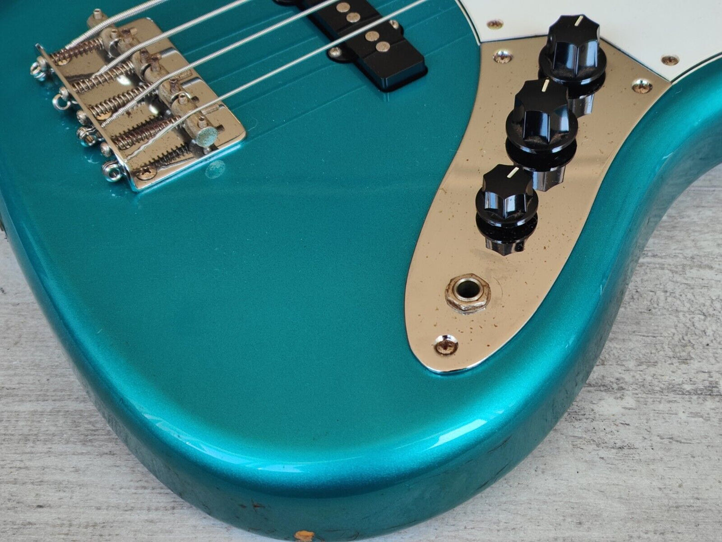 2002 Fender Japan Jazz Bass Standard (Lake Placid Blue)