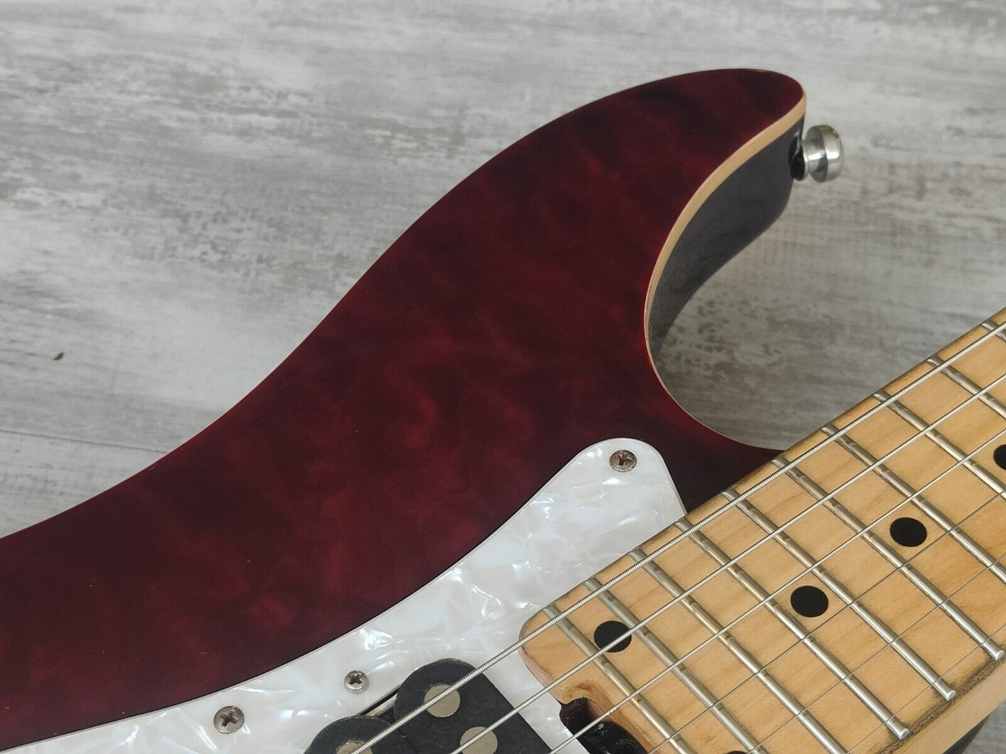 2018 Schecter Japan SD-2-24-AL HSH Superstrat (Quilt Top Red)