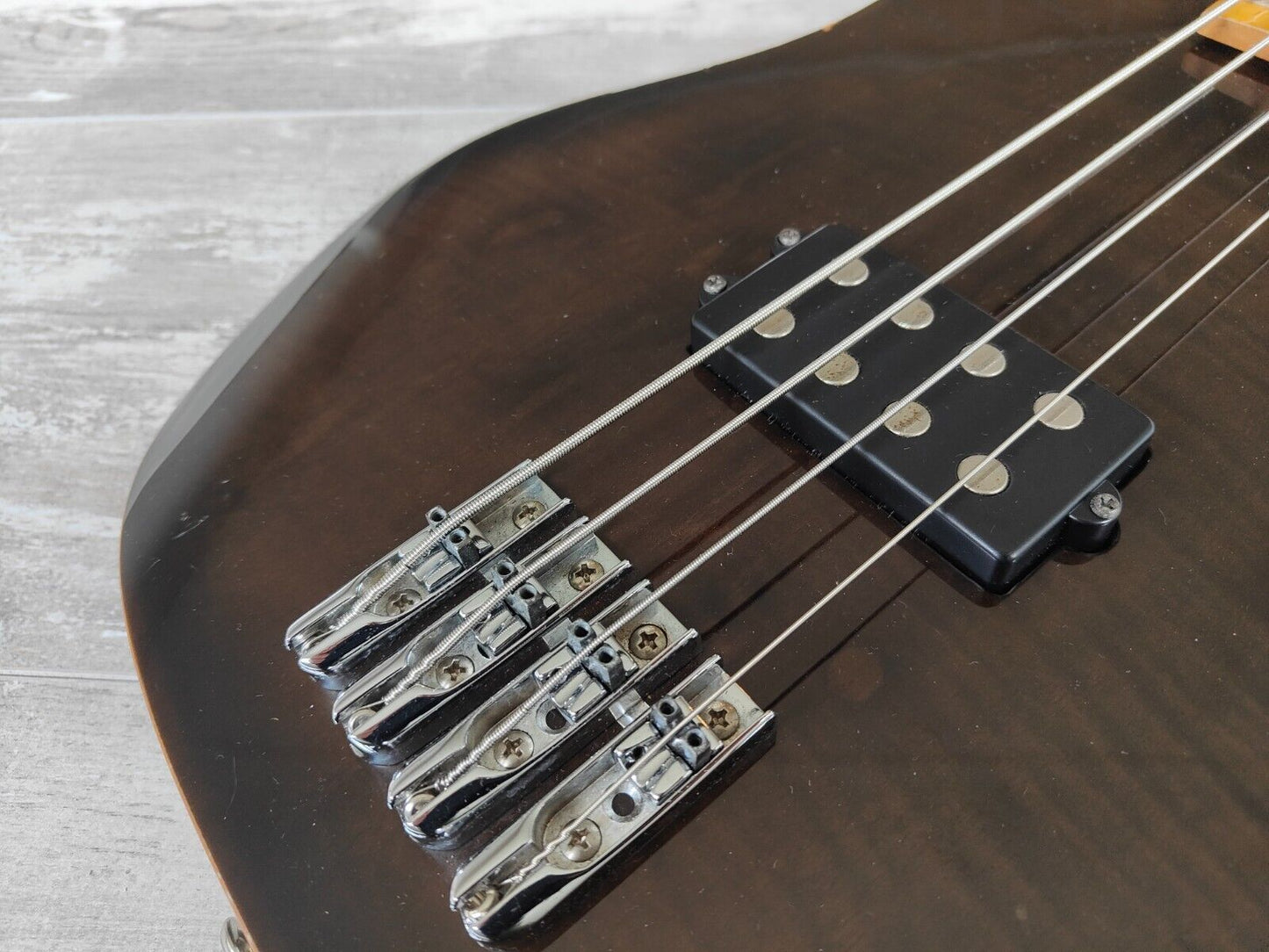 2004 Aria Pro II STB-GT4 Precision Bass w/Humbucker (See Thru Brown)