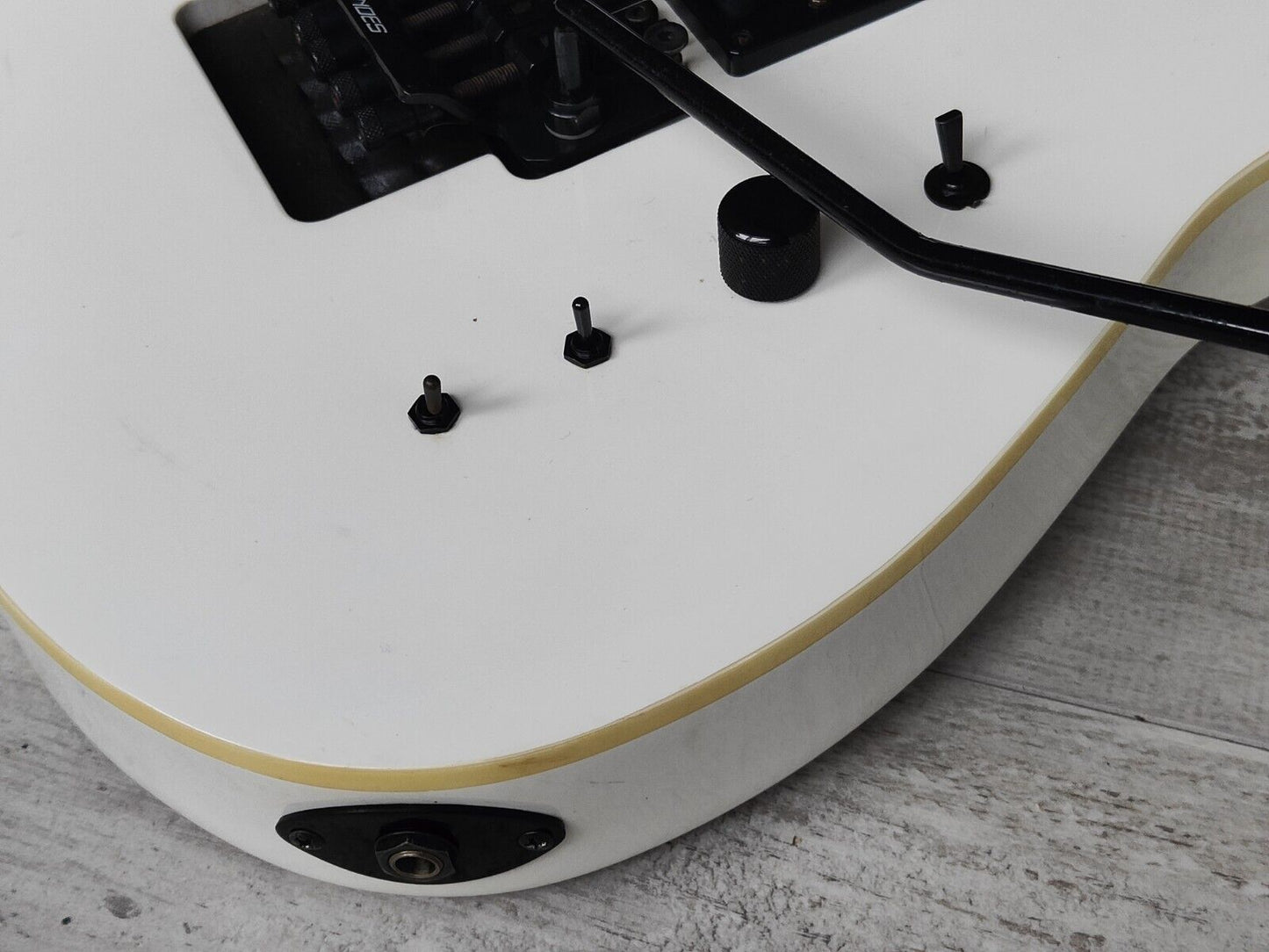 1995 Fernandes Japan BT-115S Buck Tick Model TEJ Telecaster w/Sustainer (White)