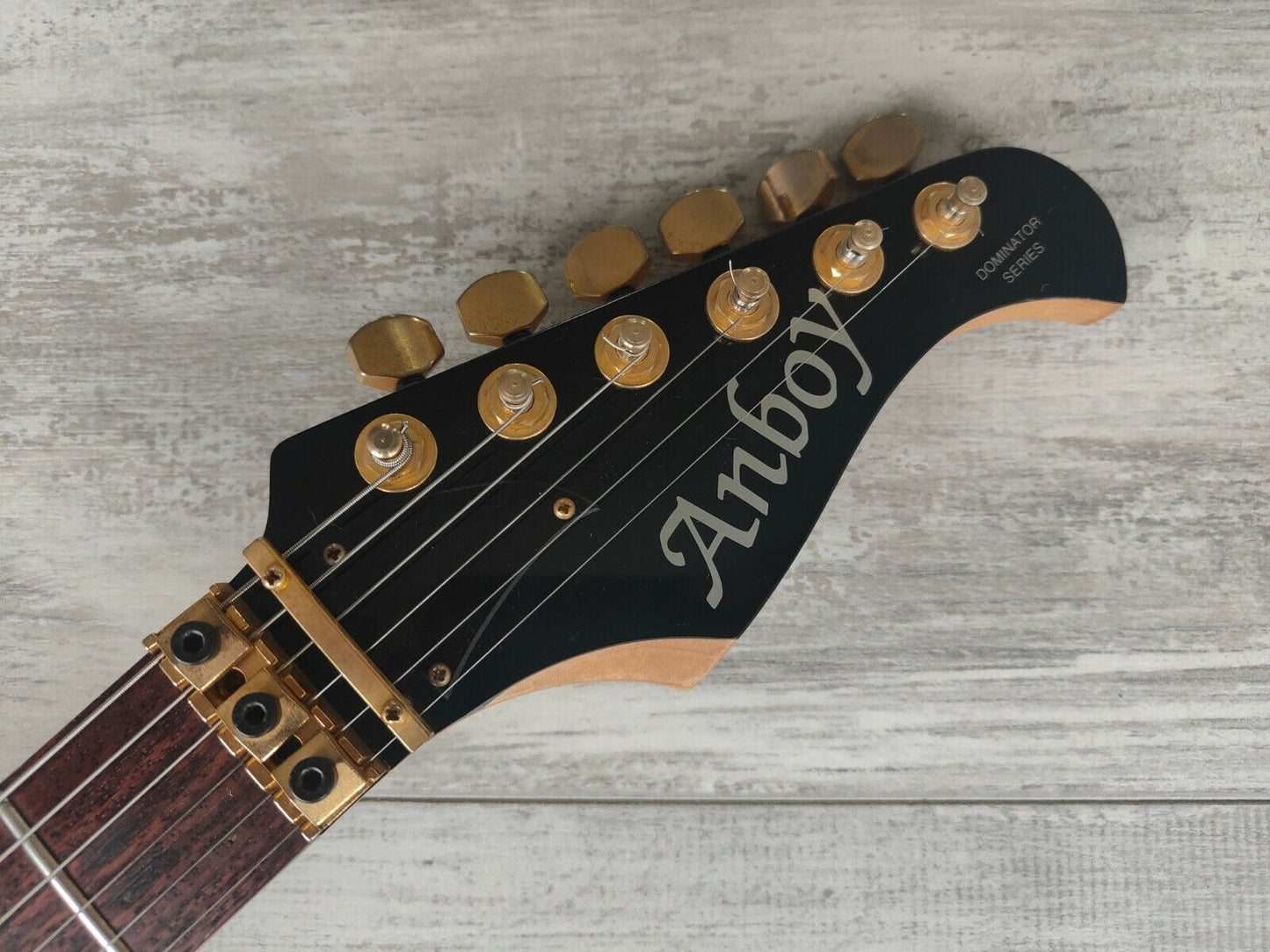 1990's Anboy Japan Dominator Series HSH Superstrat (Purple Burst)