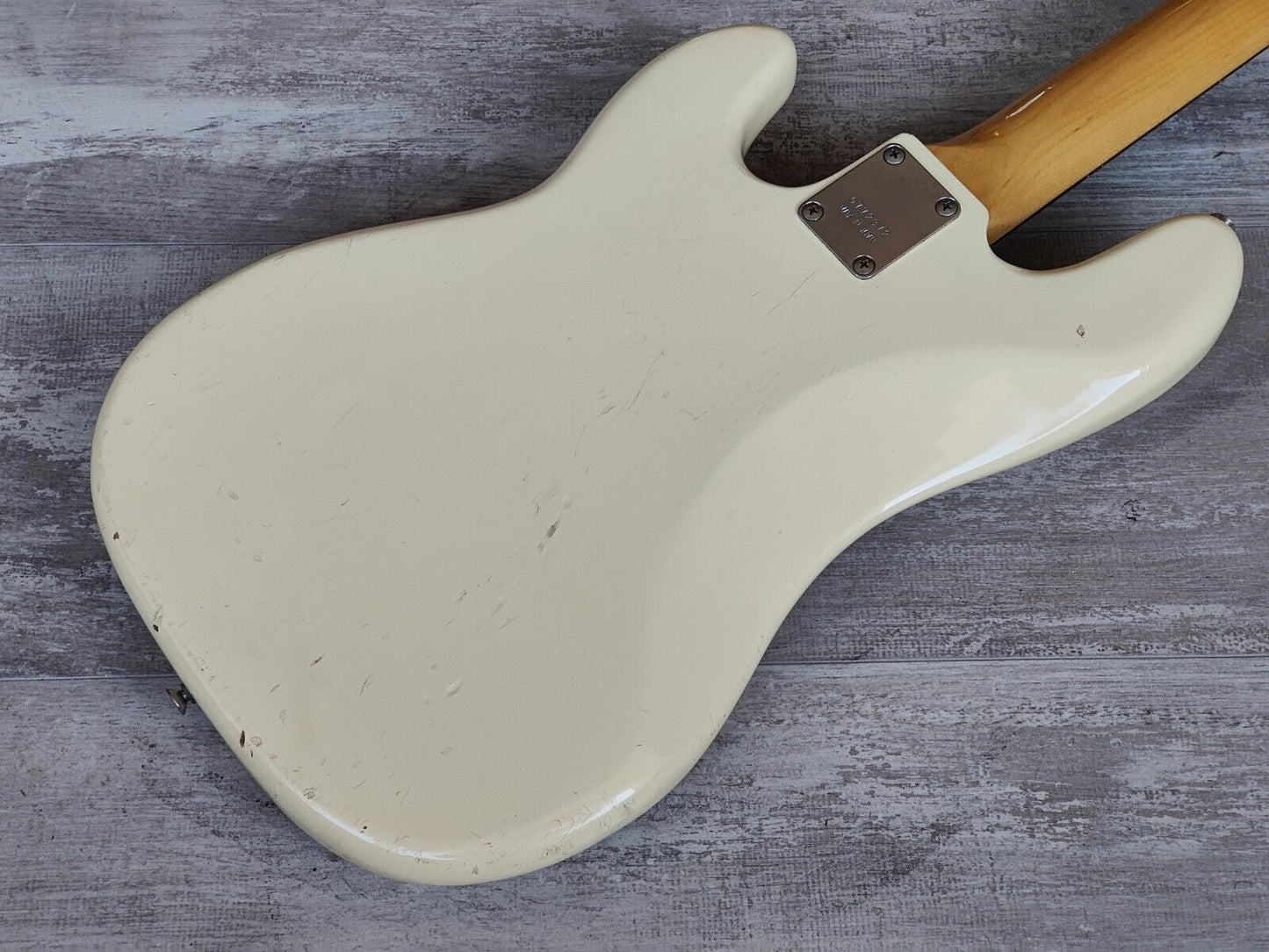 1977 Greco Japan PB420W Mercury Precision Bass (Vintage White)