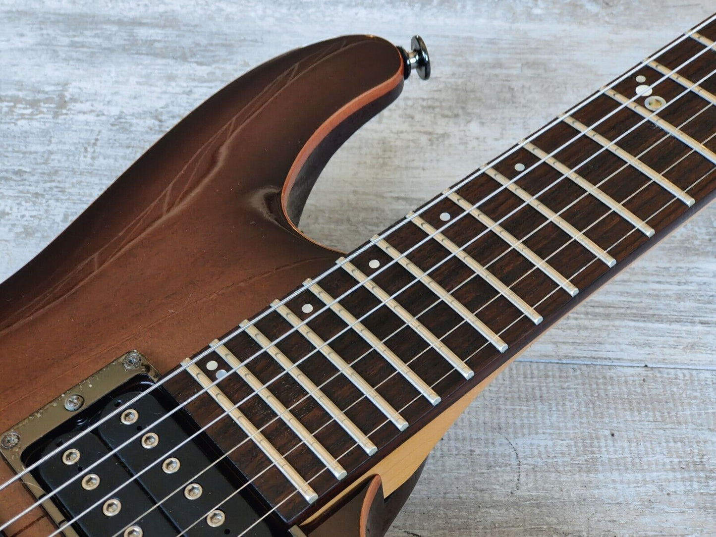 2008 Ibanez Japan S5470 S Series J-Craft Prestige (Transparent Black Sunburst)