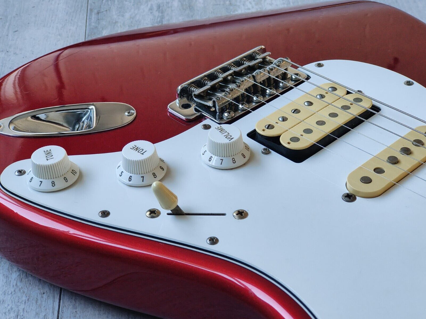 2007 Fender Japan Stratocaster Standard HSS (Candy Apple Red)