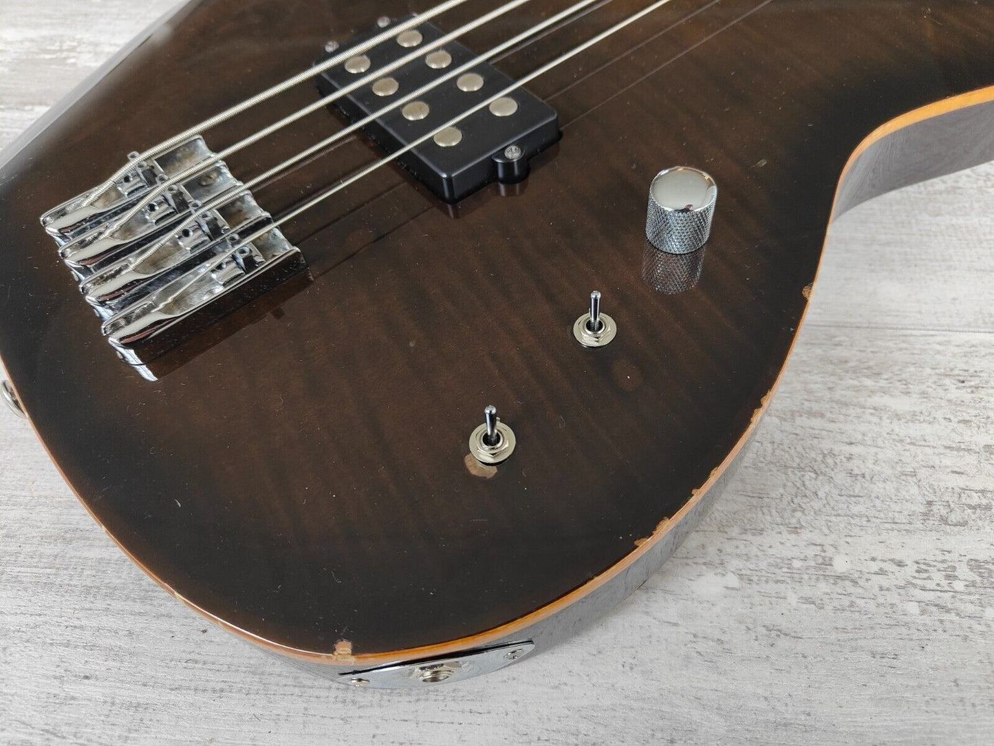 2004 Aria Pro II STB-GT4 Precision Bass w/Humbucker (See Thru Brown)
