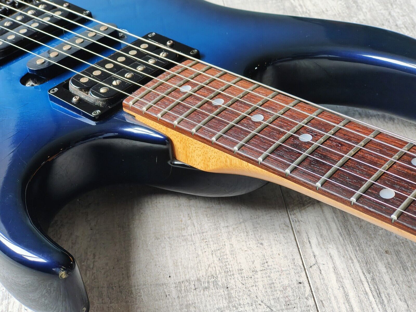 1994 Ibanez Japan RX370B RX Series HSH Superstrat (Cobalt Blue Burst)