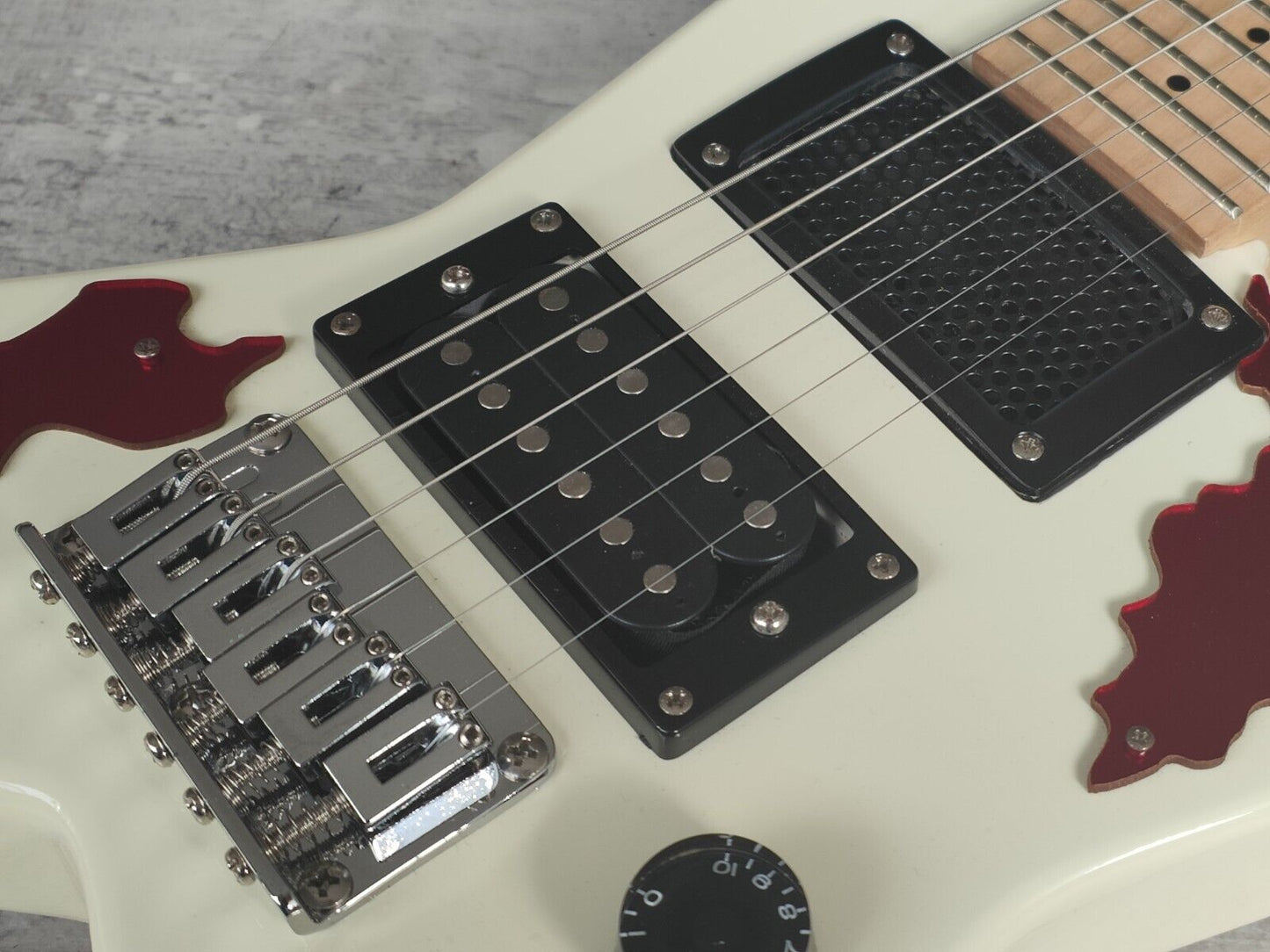 1990's Edwards (by ESP Japan) E-RS-32M Mini Random Star w/Speaker (White)