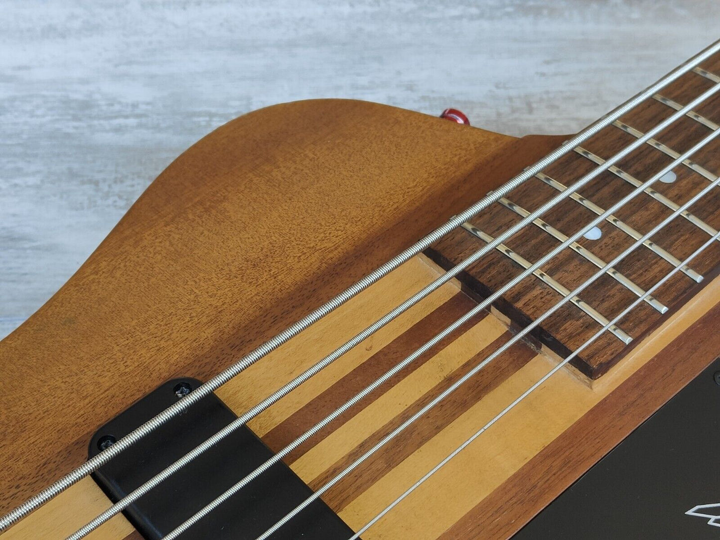 2009 Epiphone Thunderbird Bird Pro V Neckthrough 5-String Bass (Natural)