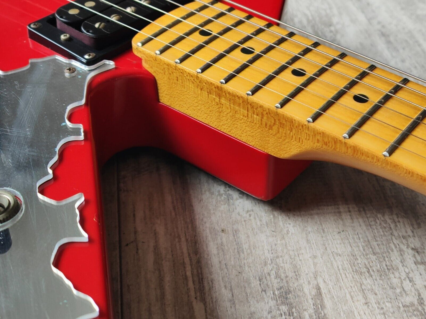 1987 Zep Custom II (by ESP Japan) Random Star Akira Takasaki Model (Red)