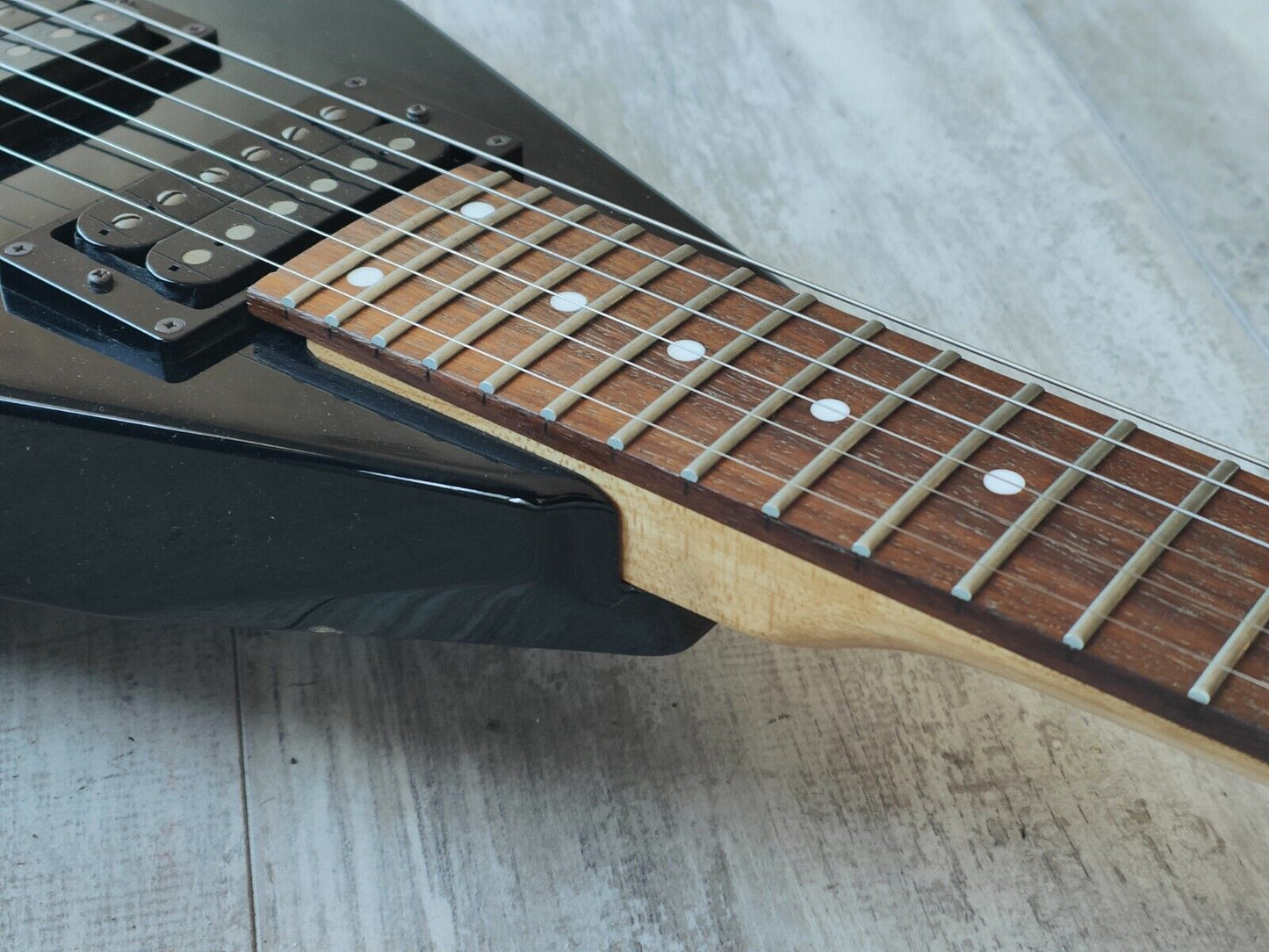 2000's Jackson Charvel Japan CKV-068 Exclaim Series Flying V (Black)