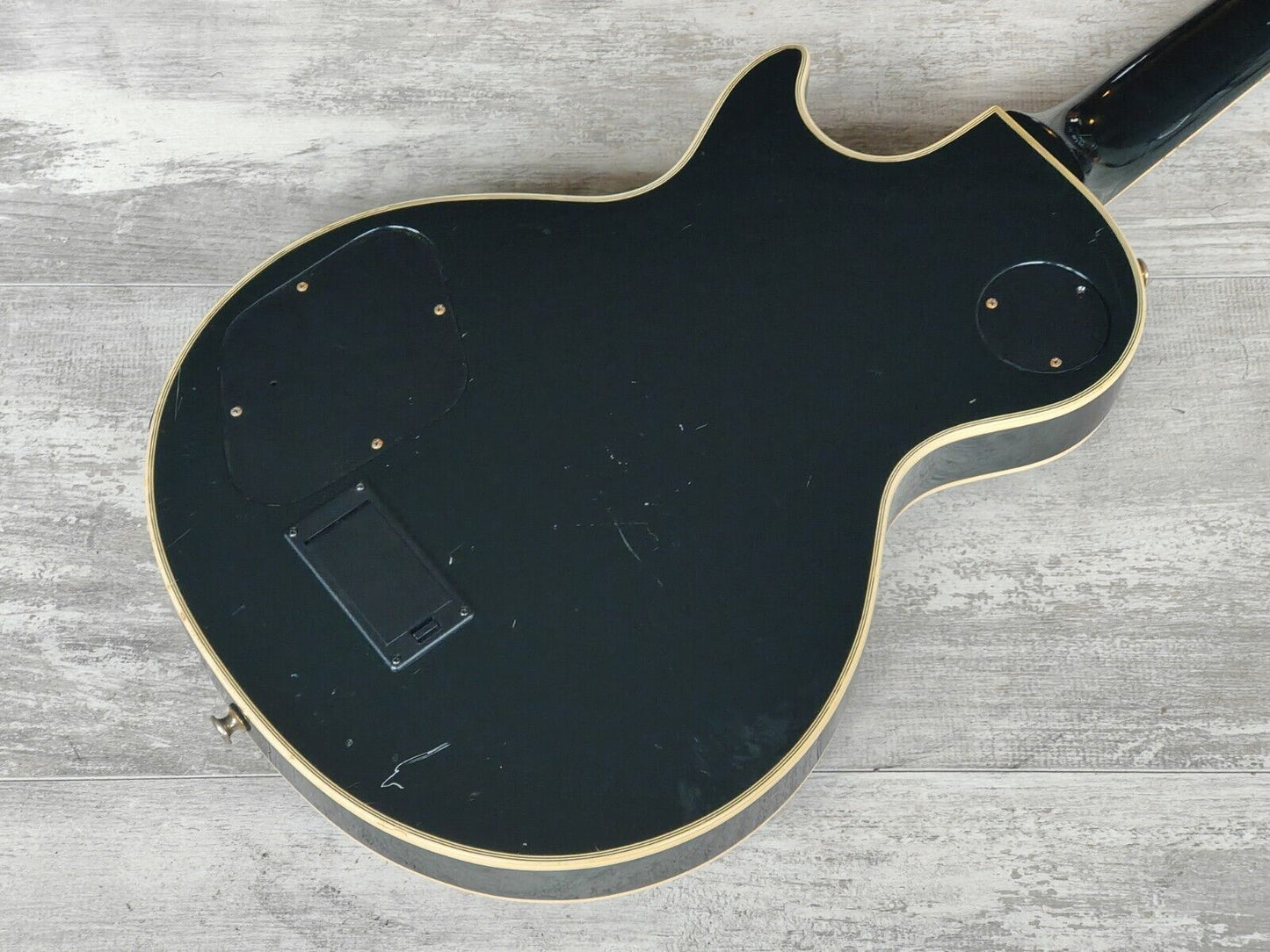 1995 Burny Japan RLC-105S Les Paul Custom "Pata" Model (Ebony)